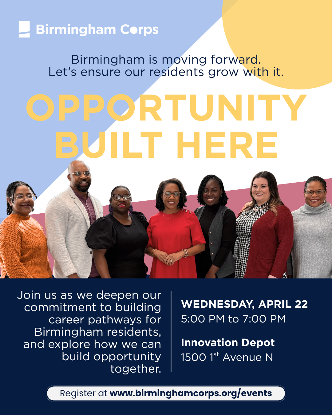 Opportunity Built Here: An Evening with Birmingham Corps