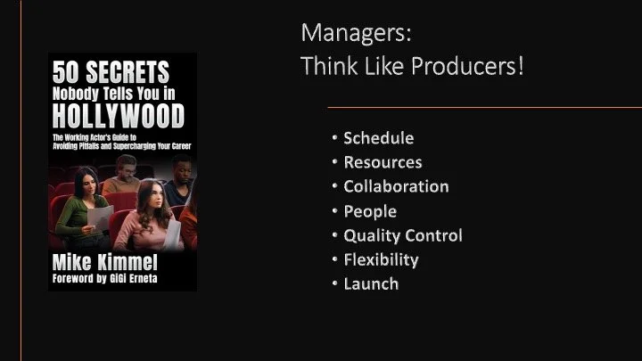 The Manager as a Producer