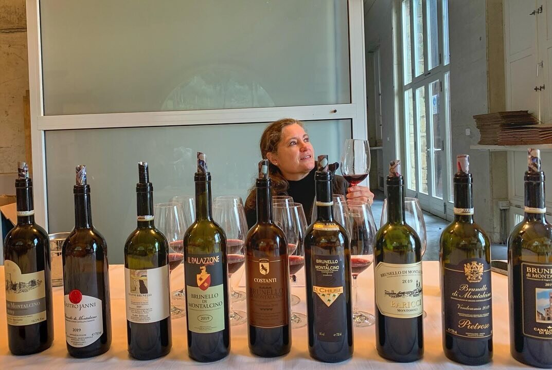 A lovely tasting today of gorgeous 2019 Brunellos