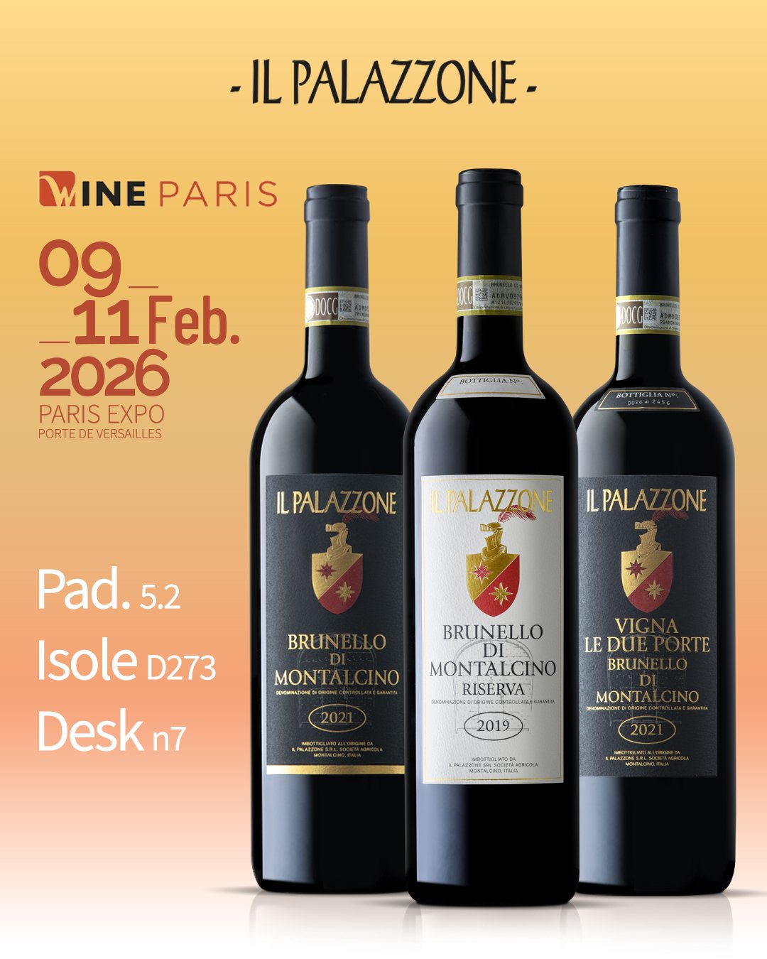 Wine Paris, we look forward to seeing you there.