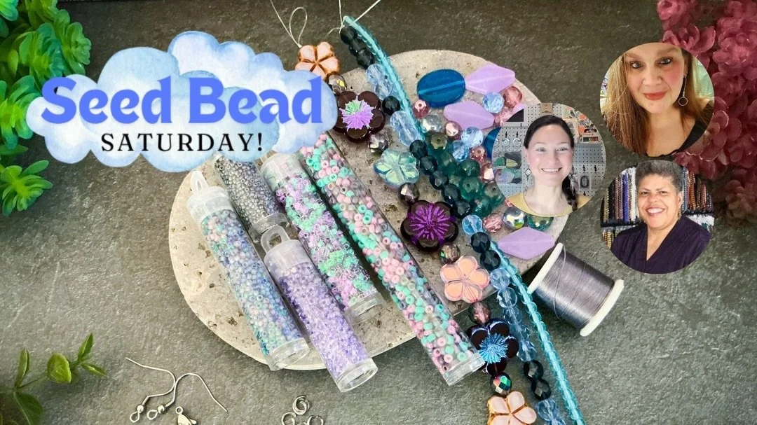 Seed Bead Saturday lifting off today November 22nd at 2pm pacific 🚀 
#seedbeadjewelry #daniellewickesjewelry