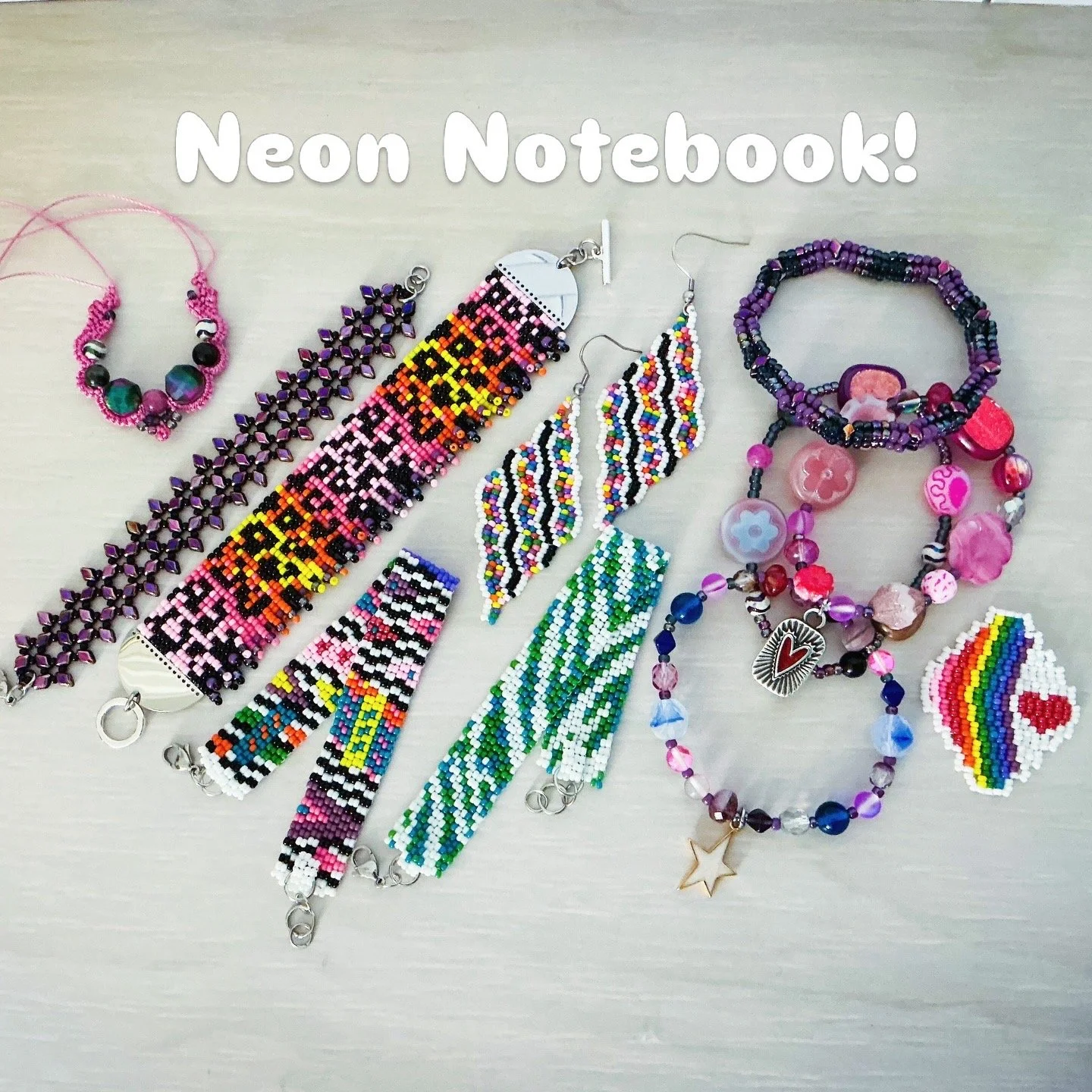Neon Notebook Projects Page