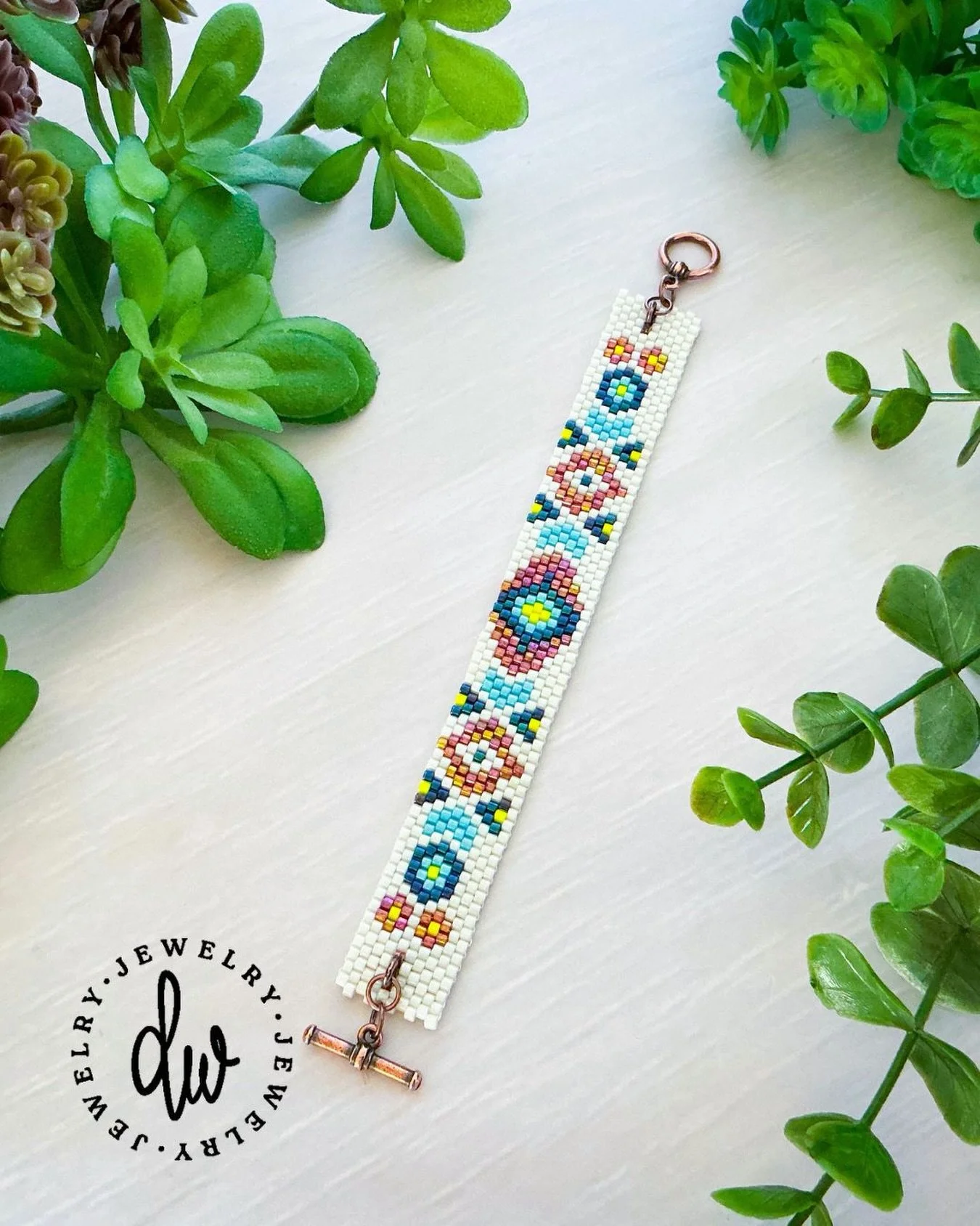 New patterns and kits 💕 https://www.daniellewickesjewelry.com/patternstutorials/danielle-wickes-jewelry-2026-peyote-spring-bracelets
