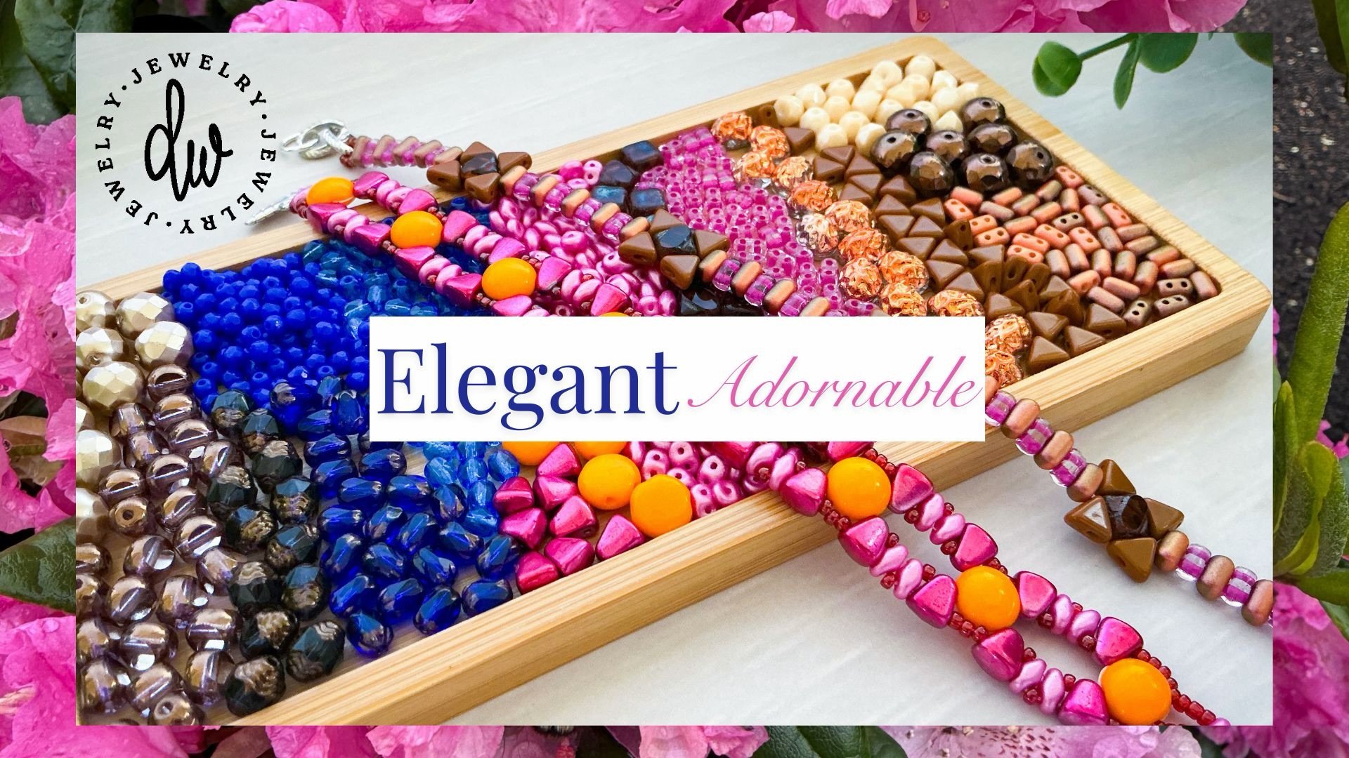 Another gorgeous collection of 2-hole beads 🌸 Check out my video over on YouTube for a closer look and some inspiration 💕 
Club info: https://adornableelements.com/
https://www.youtube.com/watch?v=p1SlIlor7No