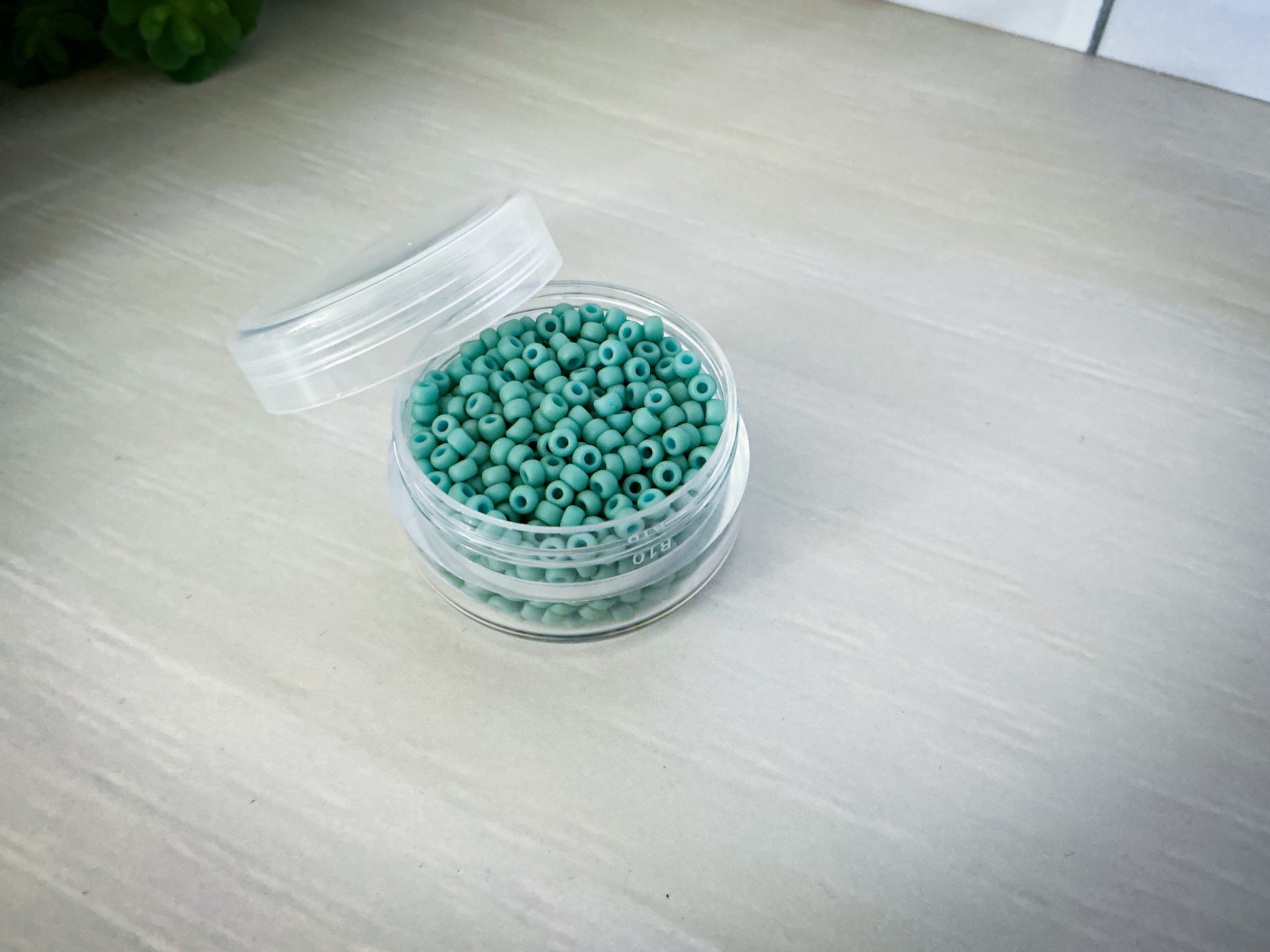 Seafoam Matte Miyuki 8/0 Seed Beads
