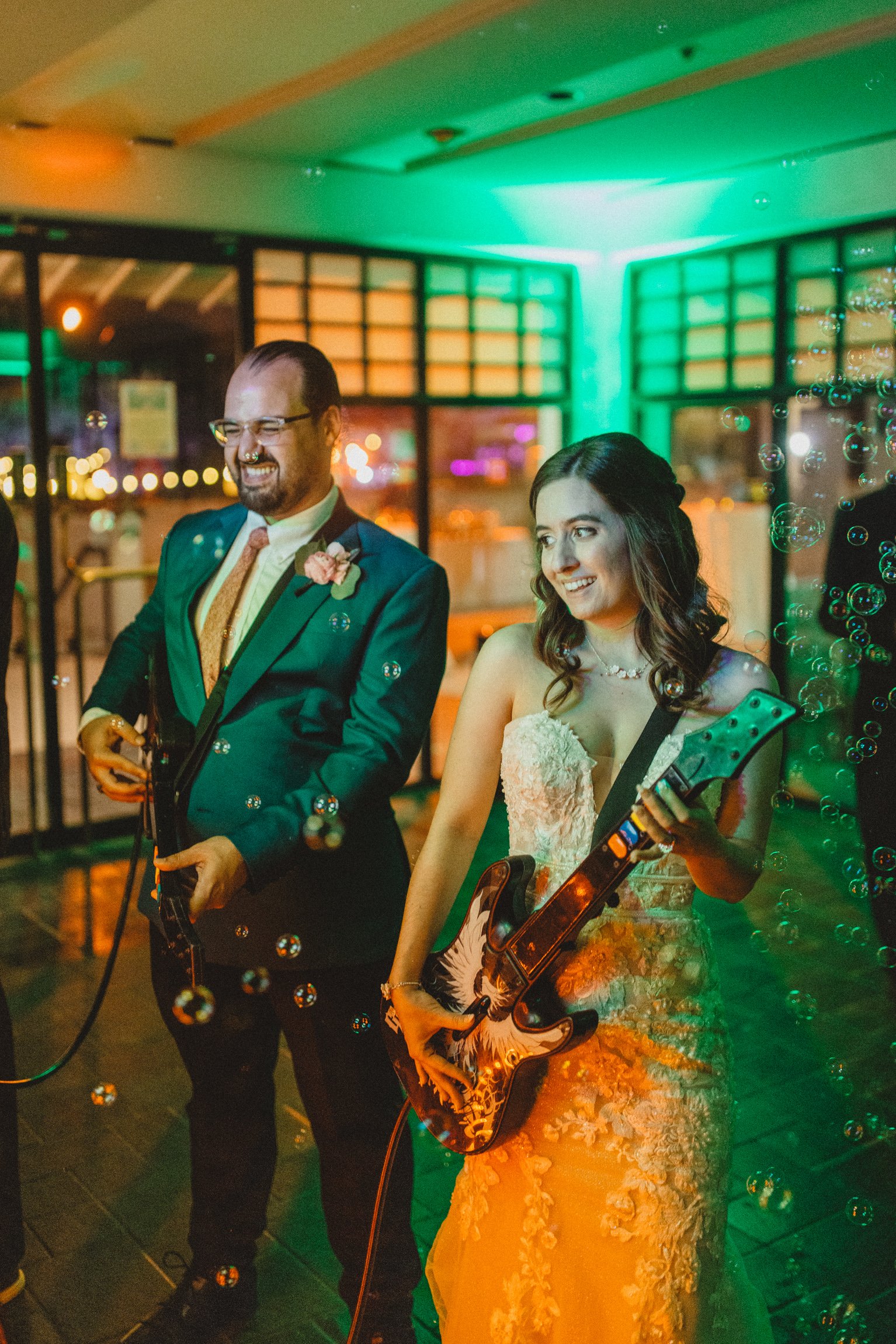 Guitar Hero at wedding