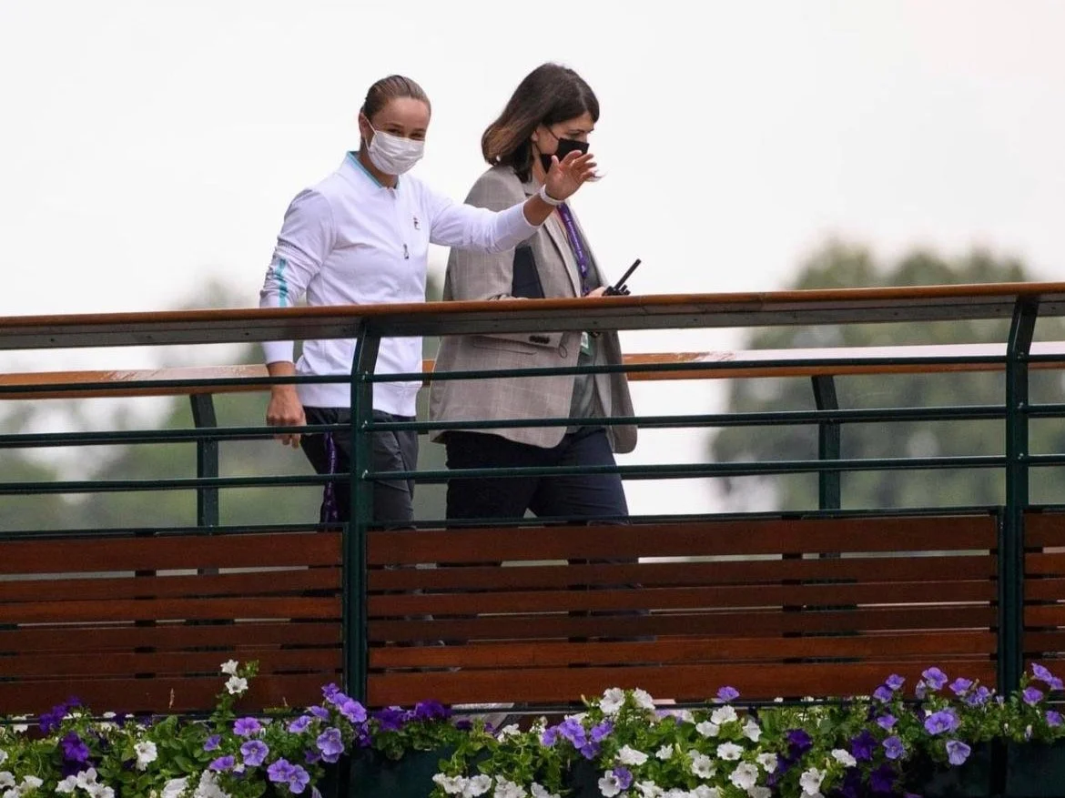 Eleanor with Wimbledon Champion Ash Barty
