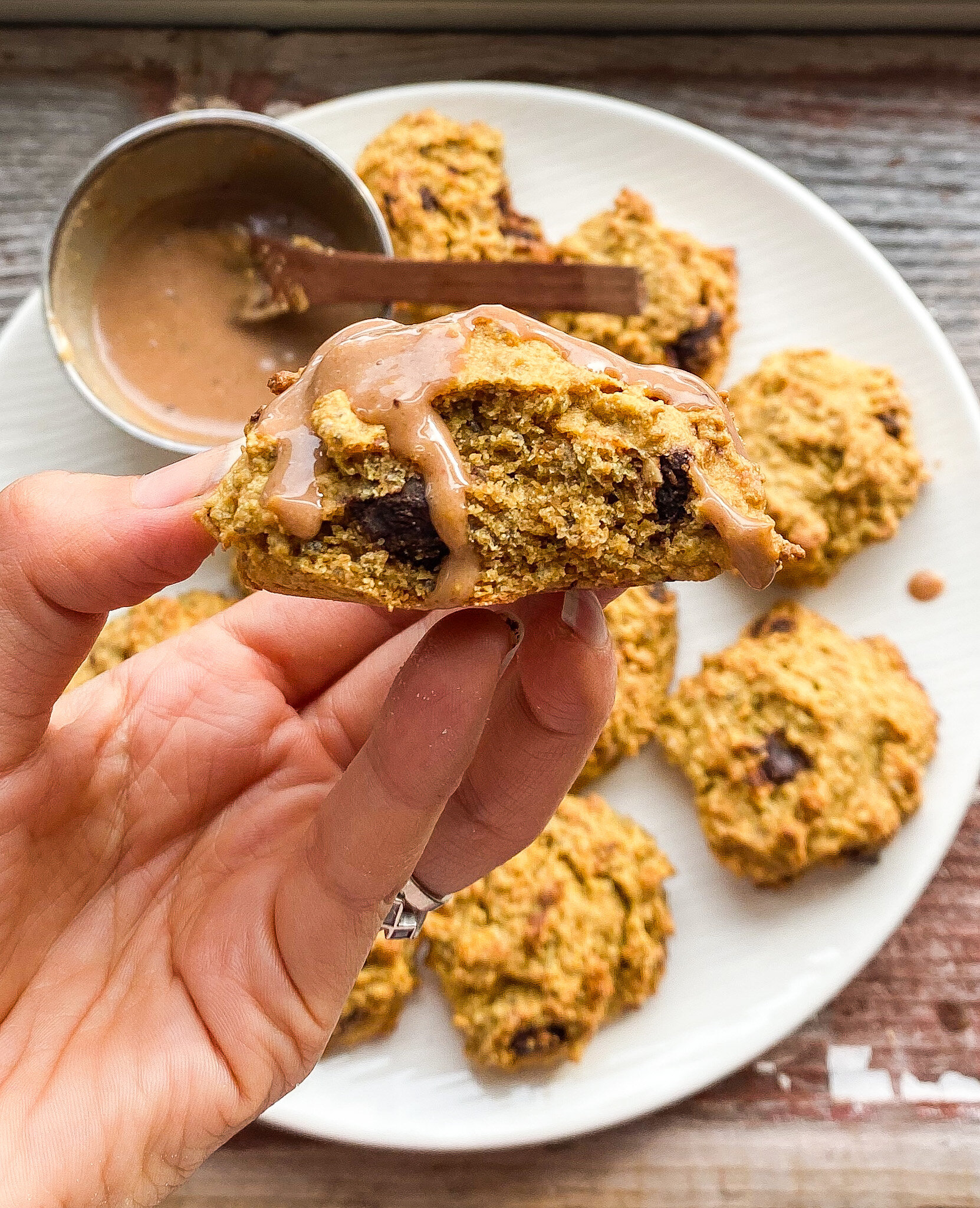 Protein Chocolate Chip Cookies Vegan Recipe Veggielation