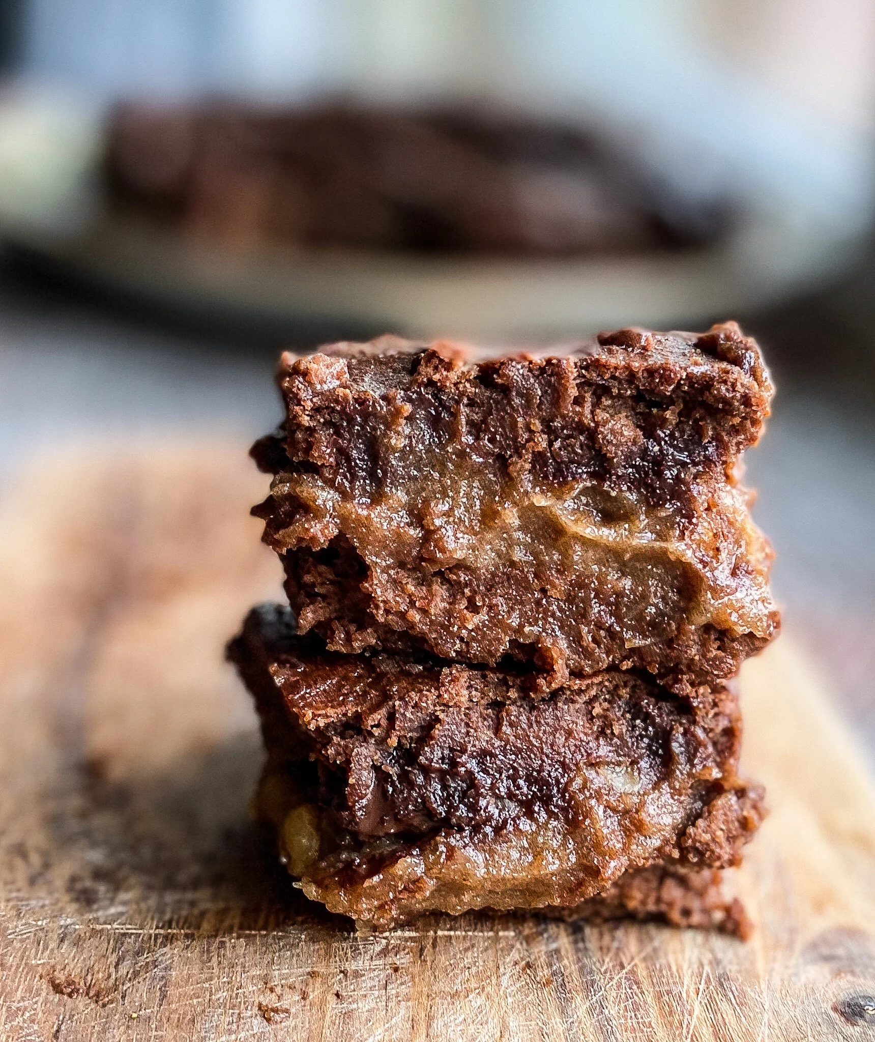 Vegan Caramel Brownies
