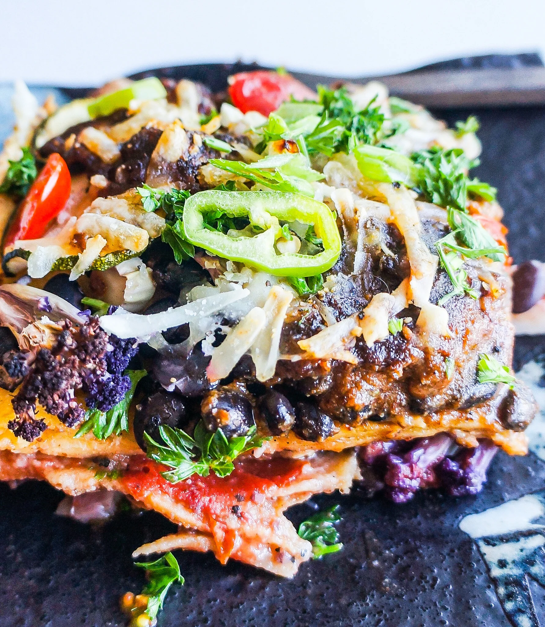 Vegan Enchilada Casserole with Homemade Sauce