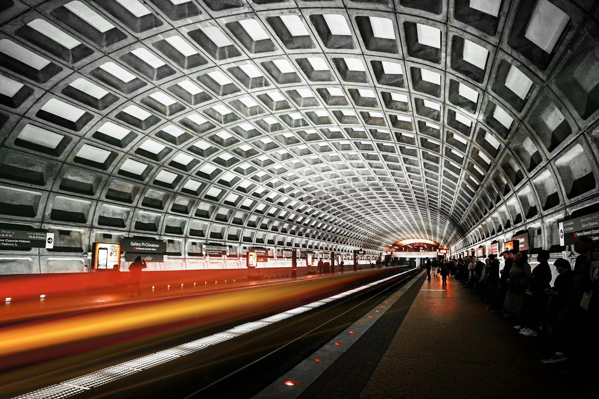 The Gallery Place-Chinatown Metrorail Station (Red Line)