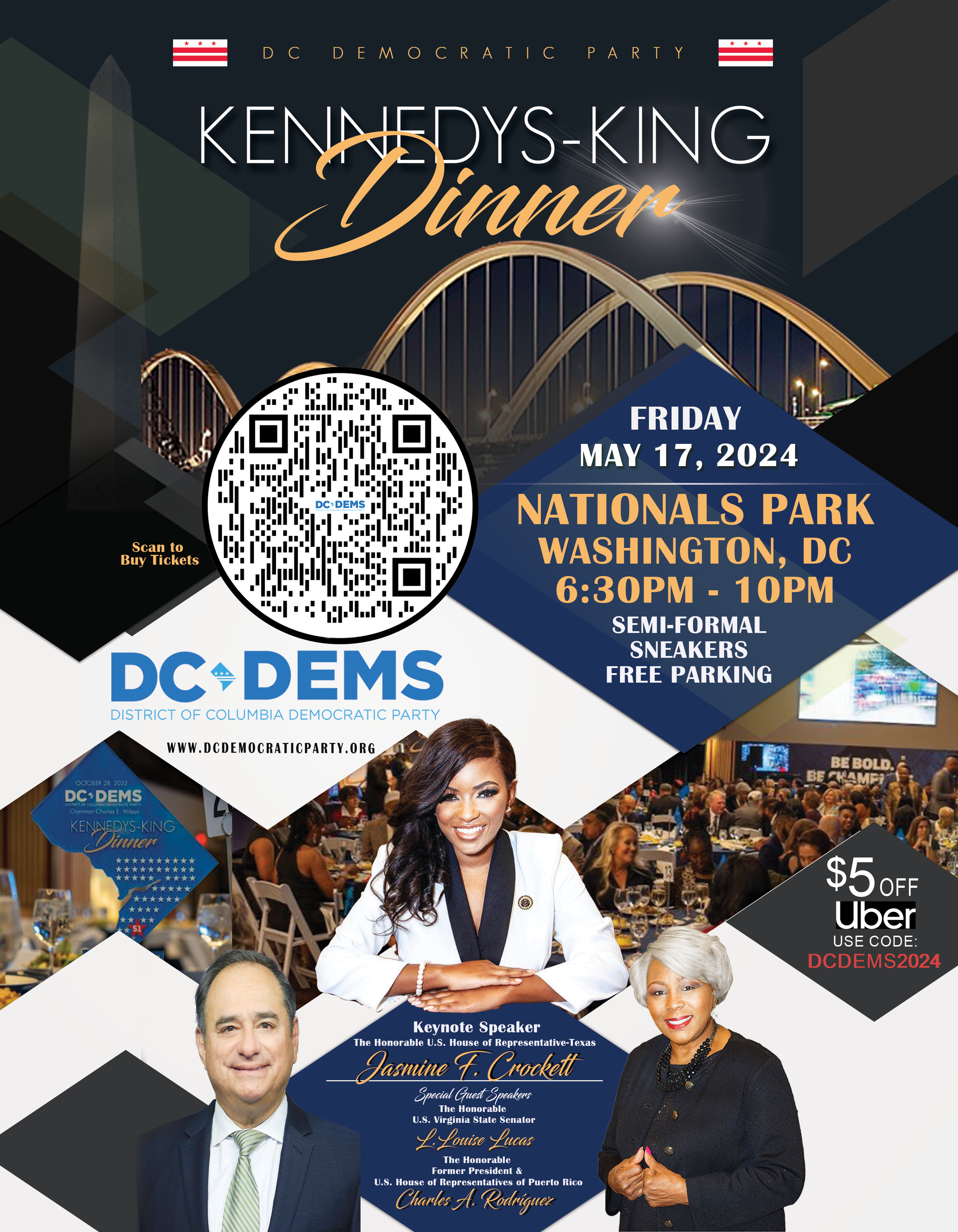 DC Democratic Party 2024 Kennedys-King Dinner