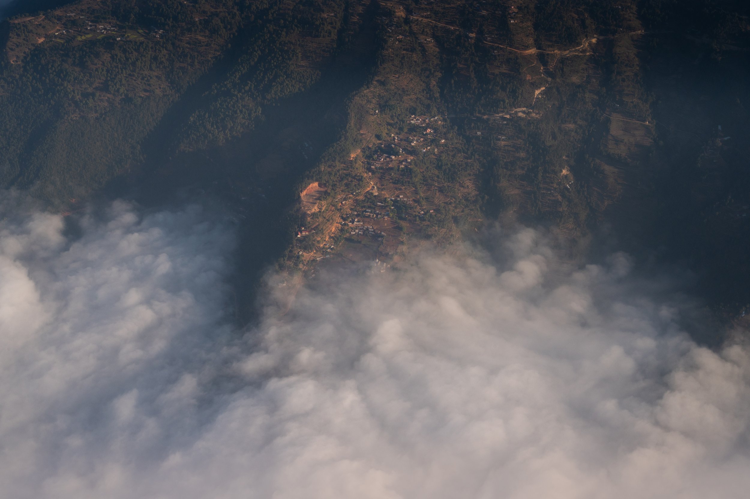 HIMALAYAN VILLAGE FROM PLANE.jpg