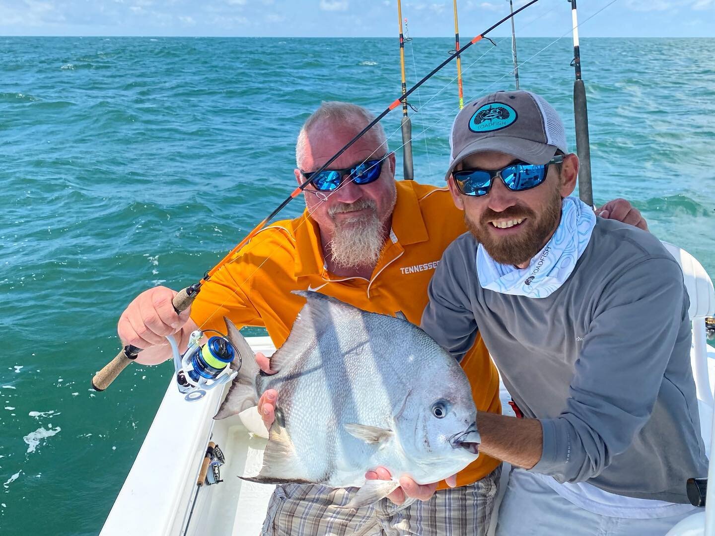 Fun #spadefish trip turned #redfish trip with father son duo Tom and Nate! Thanks guys! @toadfishoutfitters @hansonboats @smithoptics @columbiapfg #edisto #edistobeach #lowcountry #southcarolina #fishsc #fishthecarolinas #edistofishing #fishingedisto