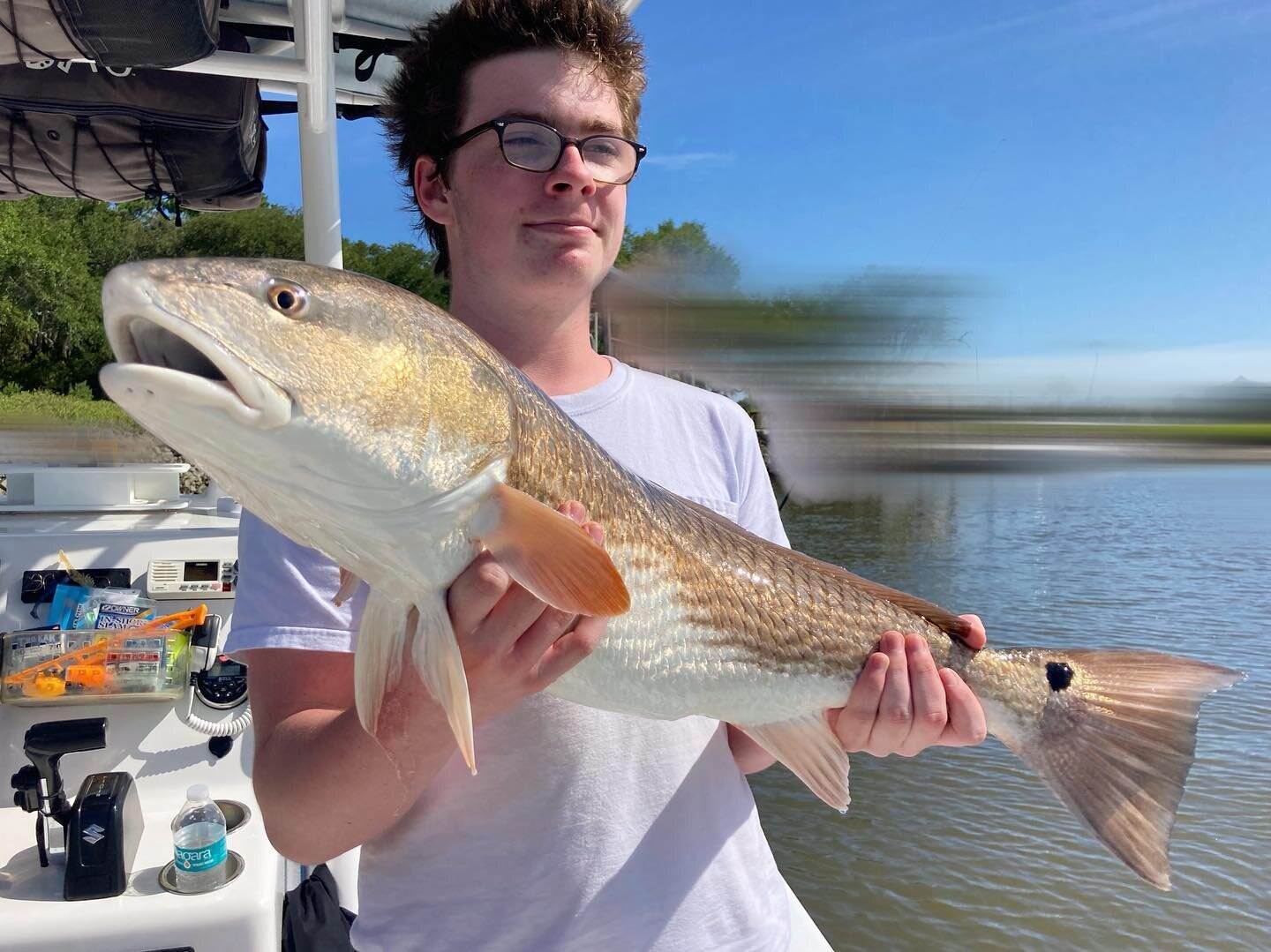 I haven&rsquo;t been great about taking pictures lately. For the most part, the bite and weather has been great! @senditcorks @toadfishoutfitters @skylinejigs #redfish #speckledtrout #hammerheadshark #putemback #edisto #edistobeach #lowcountry #south
