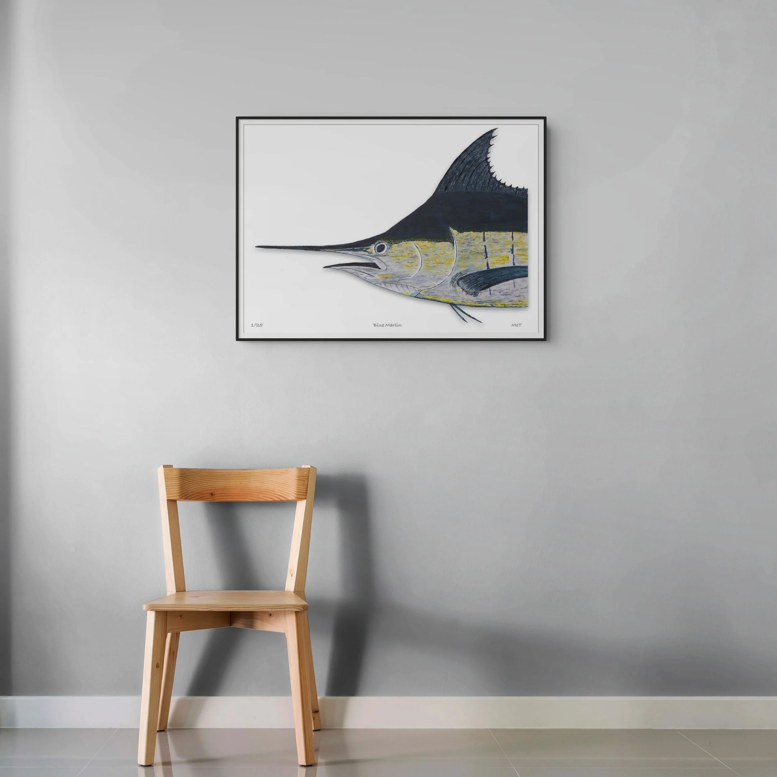 Blue Marlin Head