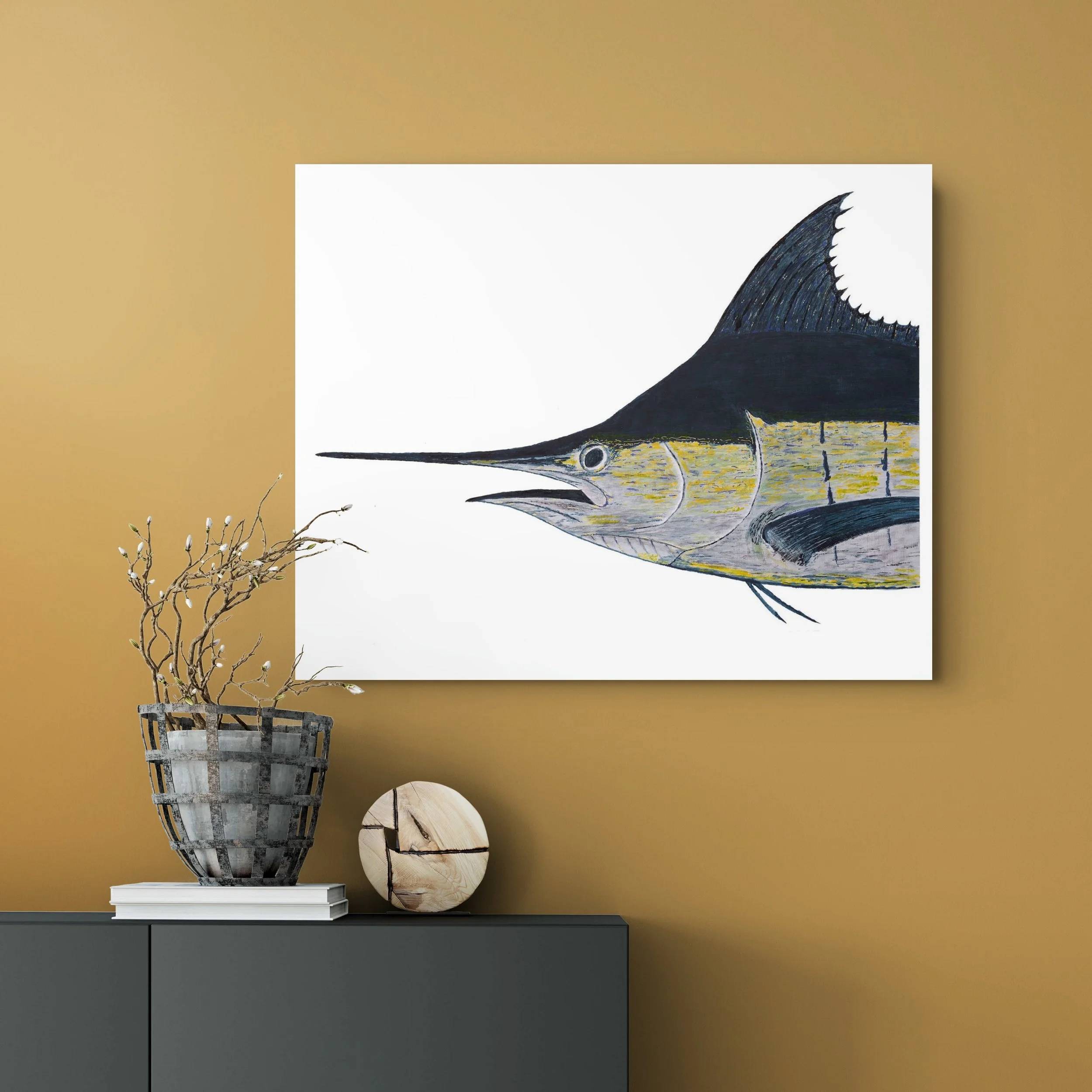 Blue Marlin Head