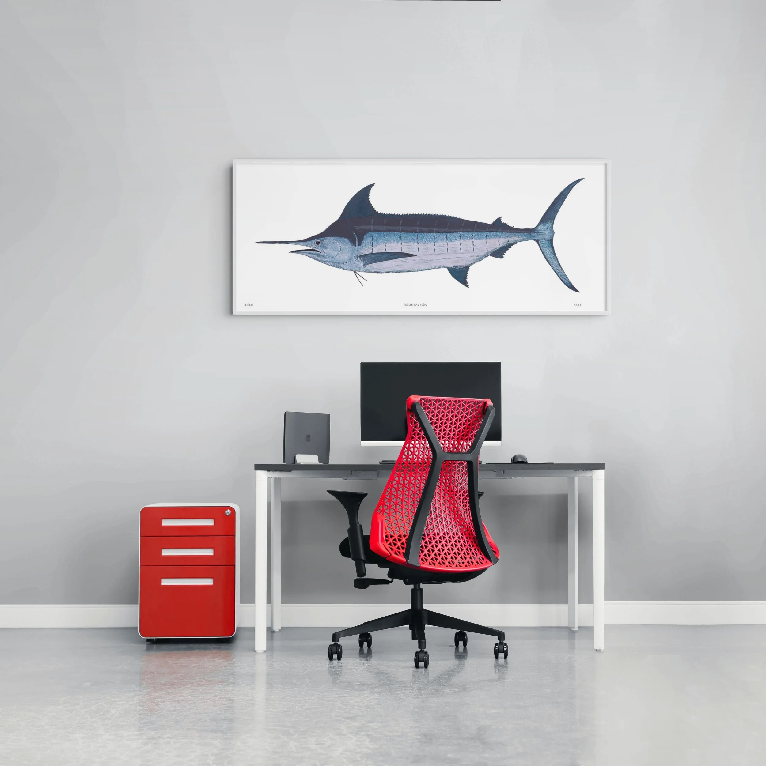 Blue Marlin - framed