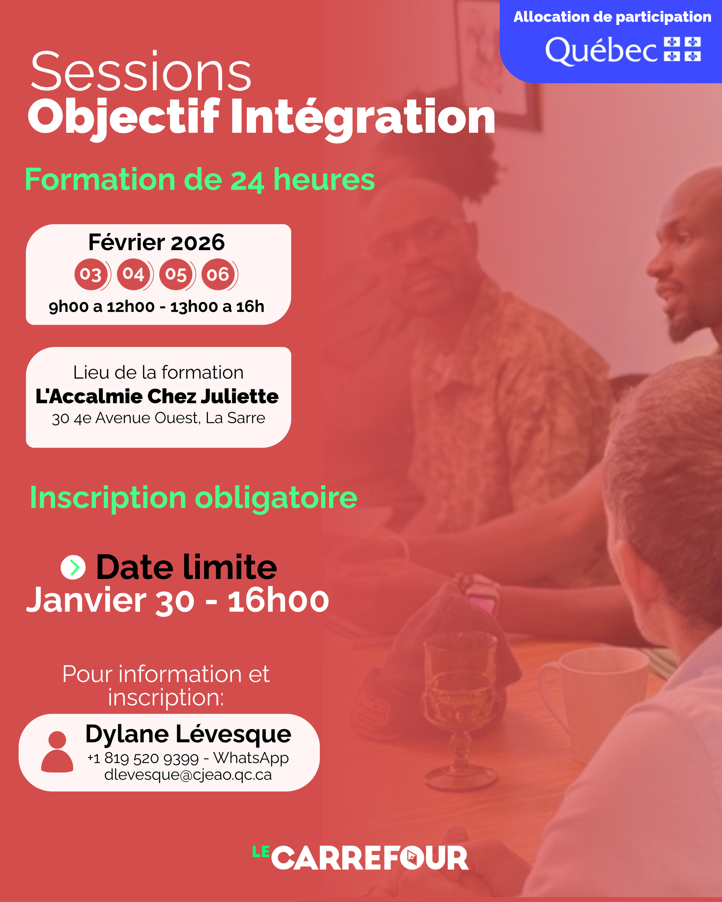 Sessions Objectif Intégration 