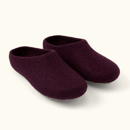 wool indoor slippers