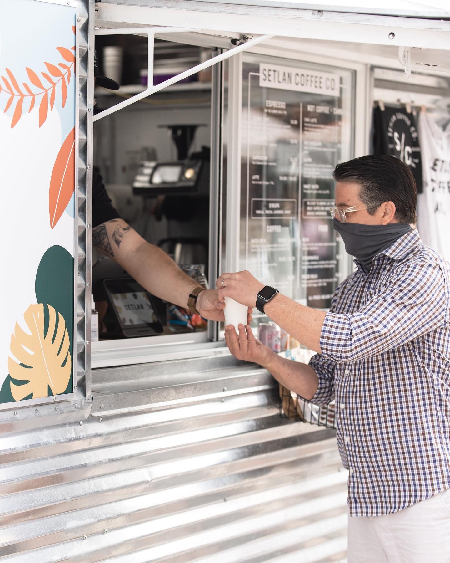 Can’t wait to serve you today! We’re open 8am-3pm and ready to bring you some delicious coffee. Did you know you can also order ahead using the link in our bio?
