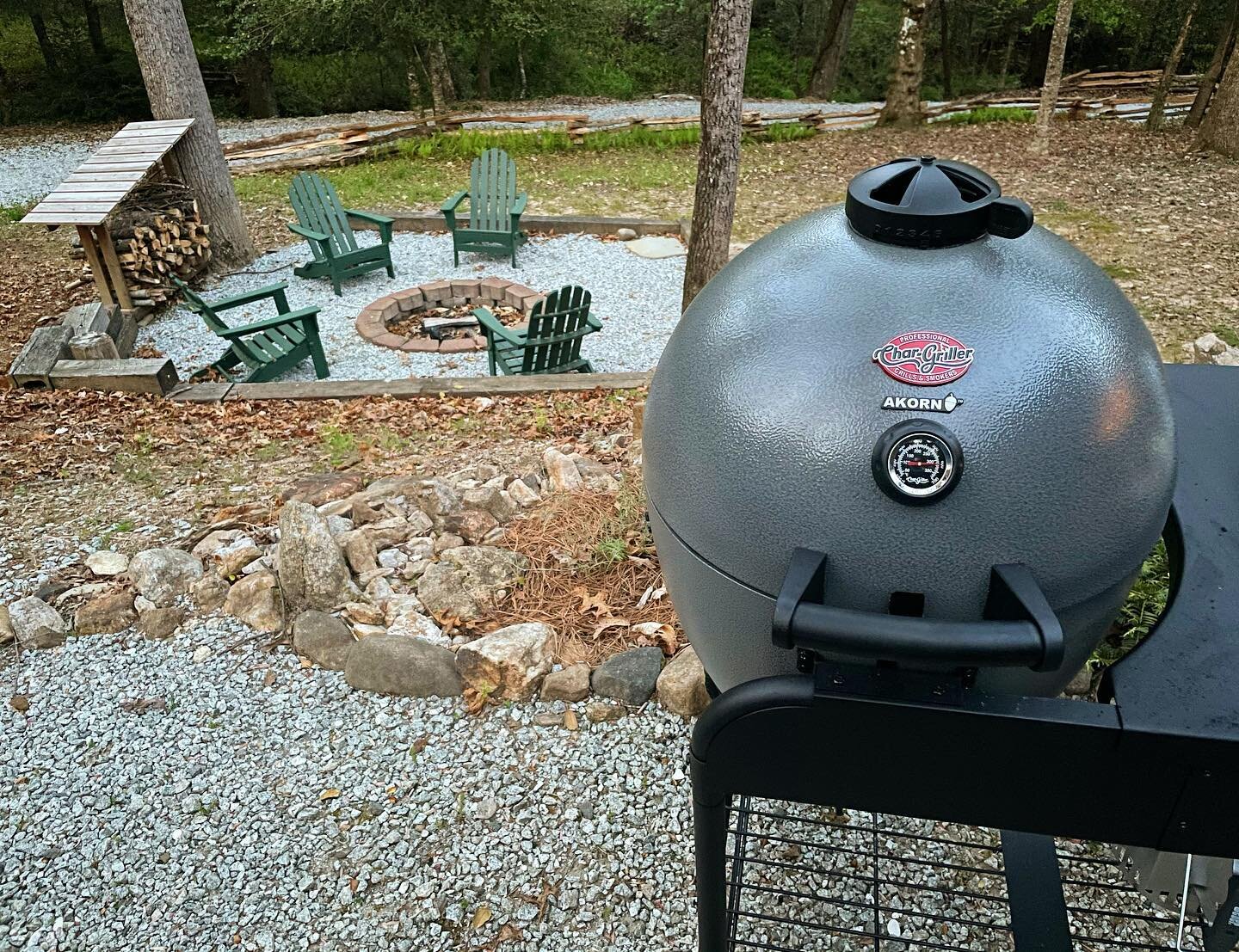 Prime grilling-time is upon us, and ours is seasoned and ready for action... pork butt, asparagus, or hot dog, nothing quite like the smell of charcoal. #akorngrill