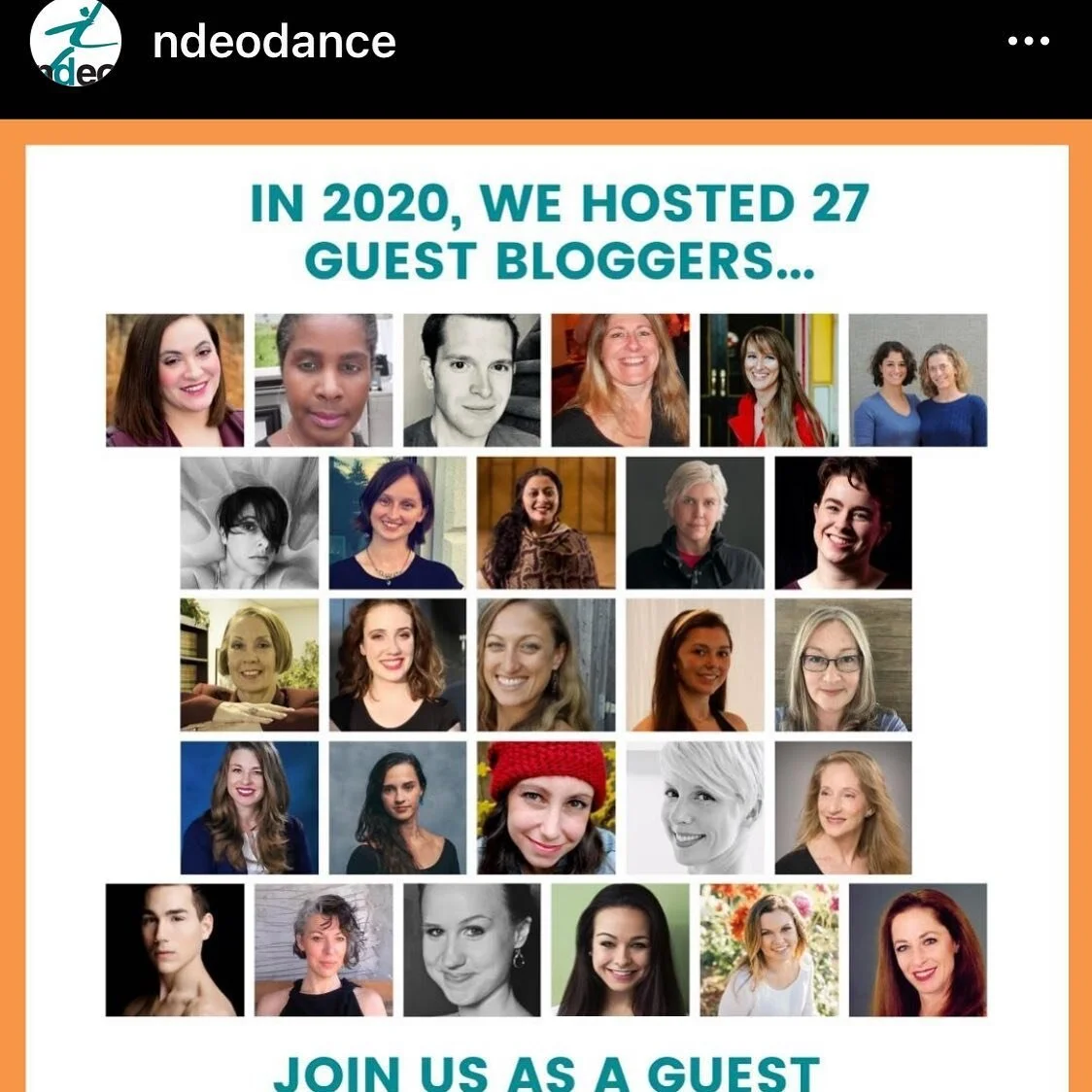 I’m so proud to have been included in the NDEO Behind the Curtain blog in December 2020.