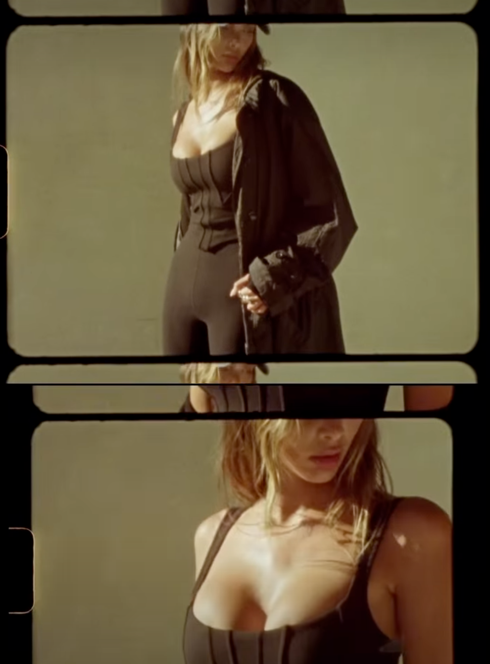 💄1:01-1:15 Hook shots model poses on camcorder shots