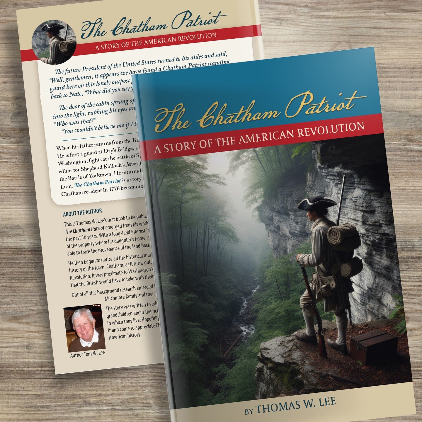 Congrats to newly-published author Tom Lee, with this interesting historical fiction book for young readers, set in Chatham NJ - just a stone's throw from Pfeifer Design 😊 Partnering with CLP @licensecreative, I help our author clients with the book