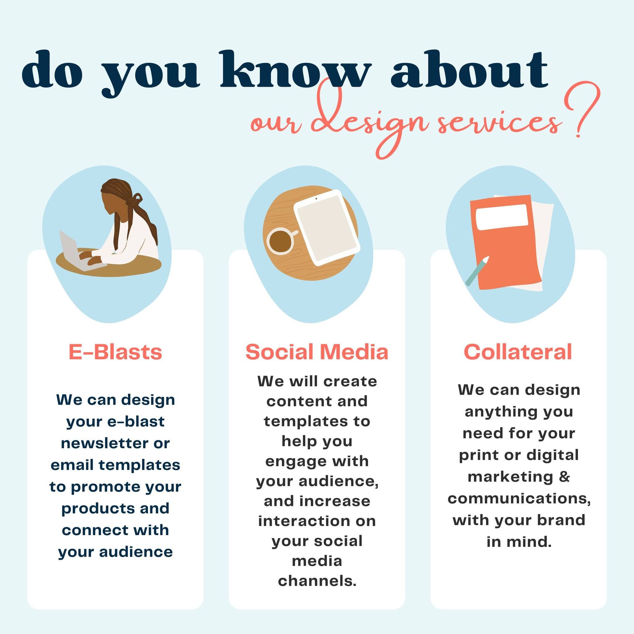 New to what we can do for you? For all you visual people out there, here's an infographic! Head to https://www.pfeiferdesign.com for ALL the things 🤩

 #branding #brandstrategy #branddevelopment #graphicdesigner #brandstyleguide #njgraphicdesigner #