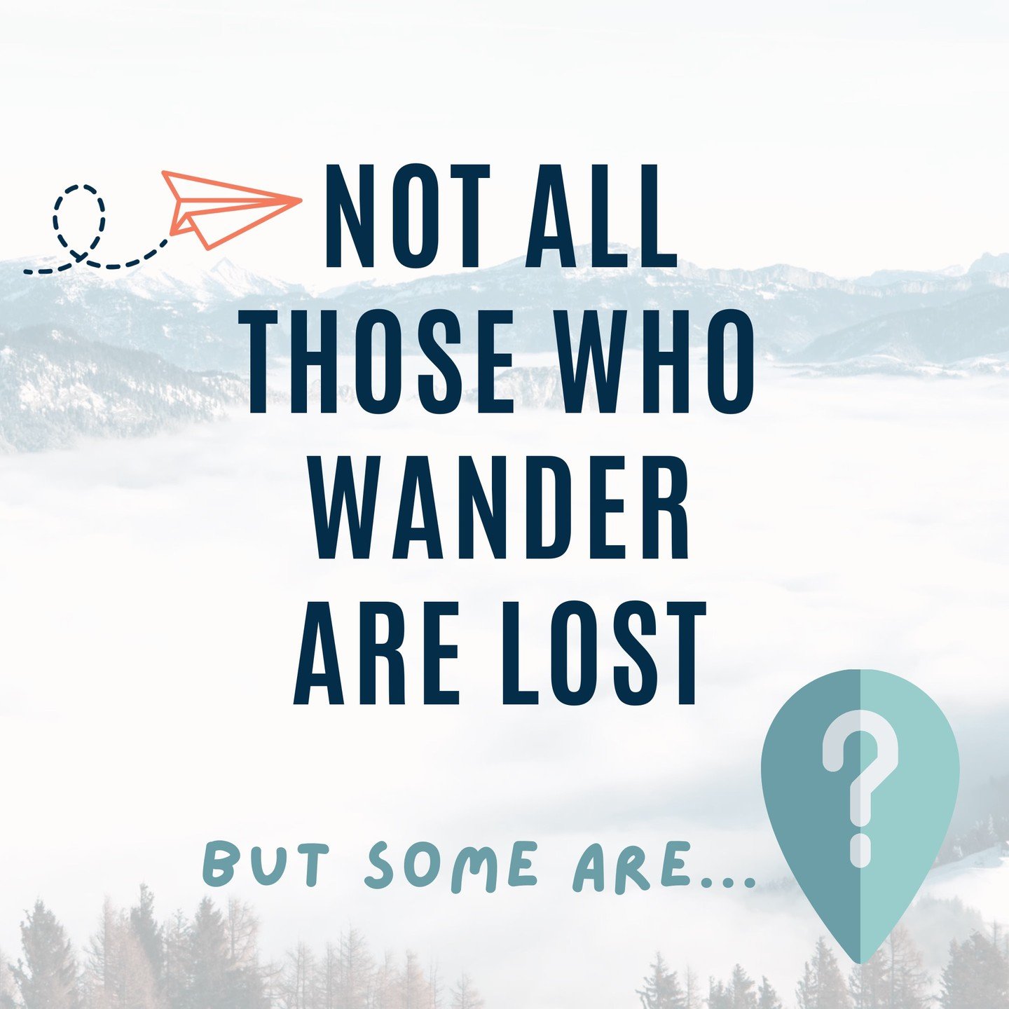Wandering isn't always aimless; it's about exploring possibilities. 🌟 While not all who wander are lost, some may need a guide. Our graphic design services ensure your business navigates with purpose and stands out amidst the wanderers. Feeling a li