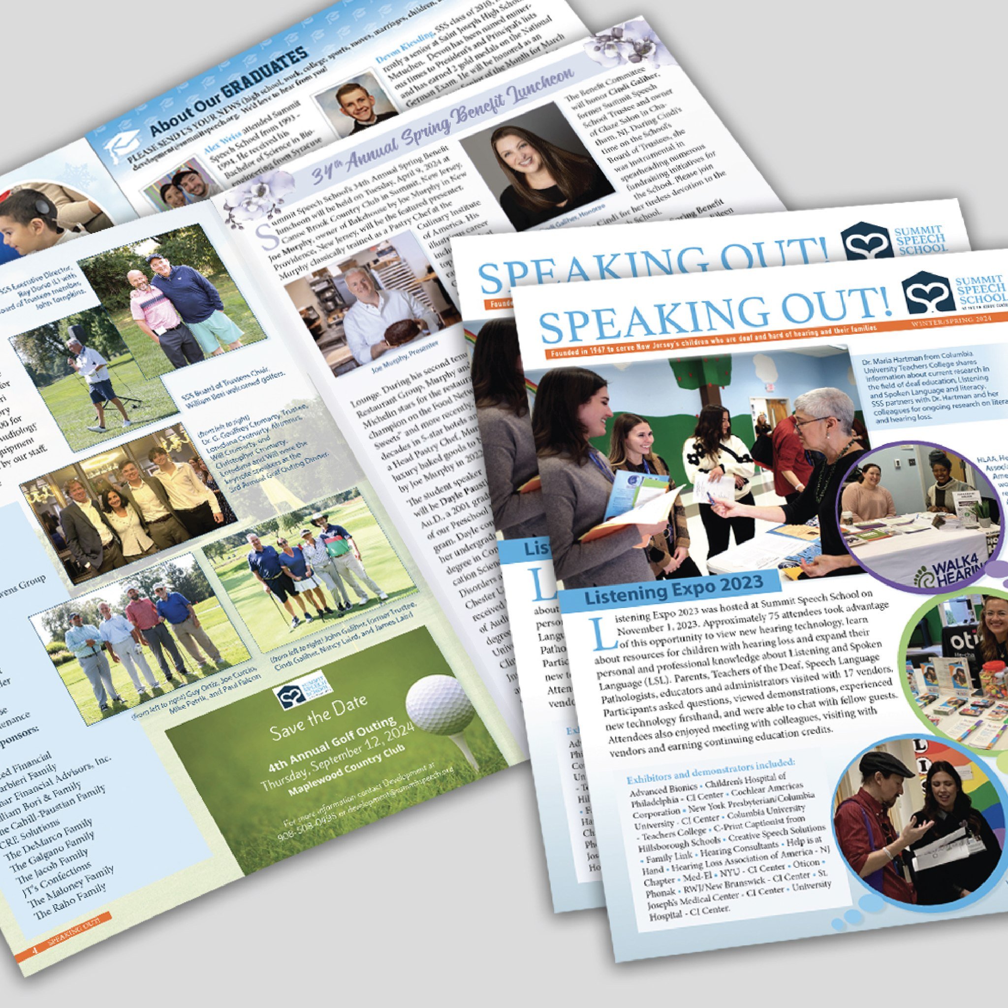 I recently had the pleasure of working with the Summit Speech School on a redesign for their printed newsletter, and am happy to say that they are getting a great response to the new look! 😊👍
#newsletterdesign #branding #brandstrategy #branddevelop