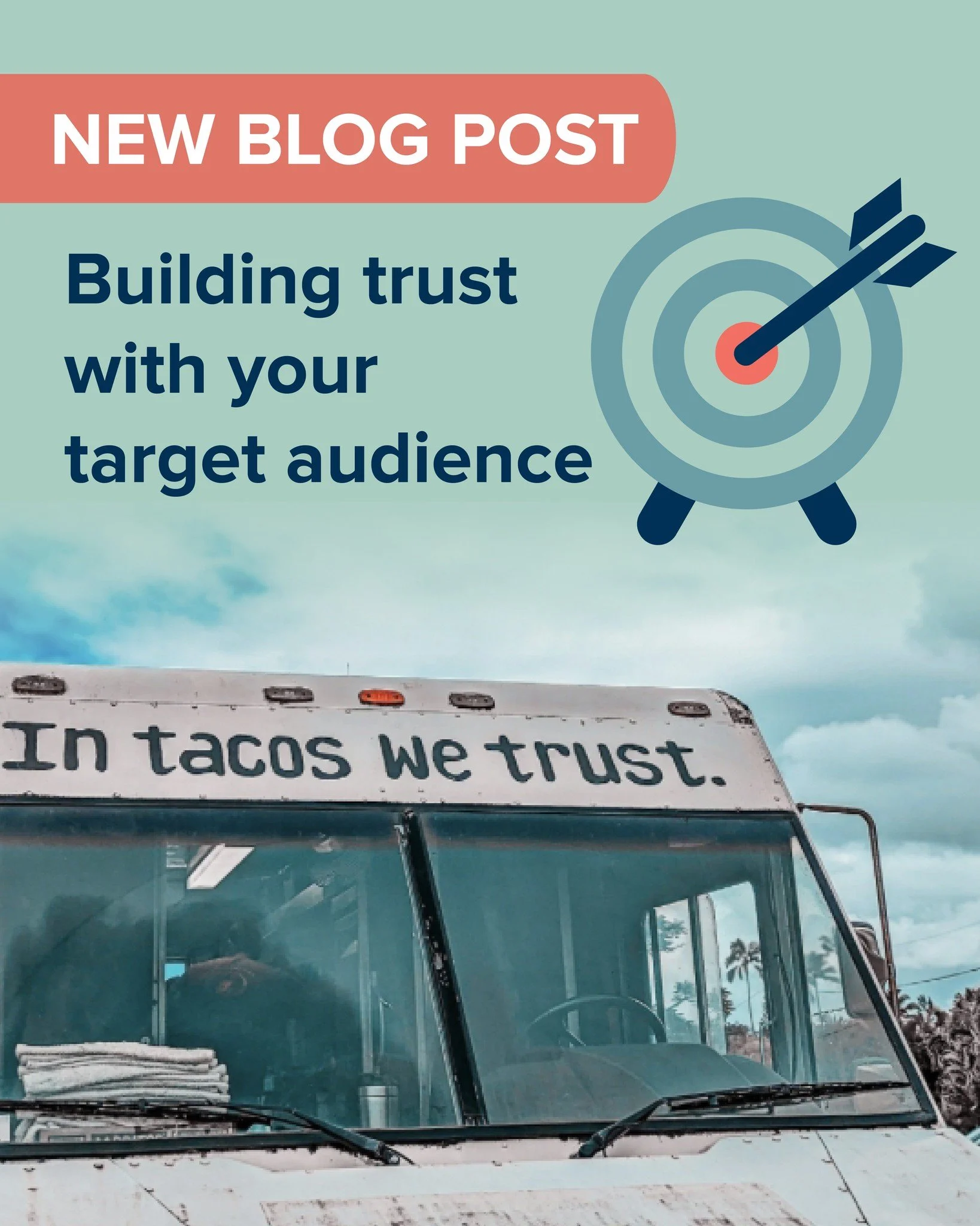 It's really all about the tacos, right? 🌮🌮 New blog post: Building Trust with your target audience - to encourage engagement with your small business https://www.pfeiferdesign.com/blog/target-audience #smallbusinessassistance #graphicdesignservices