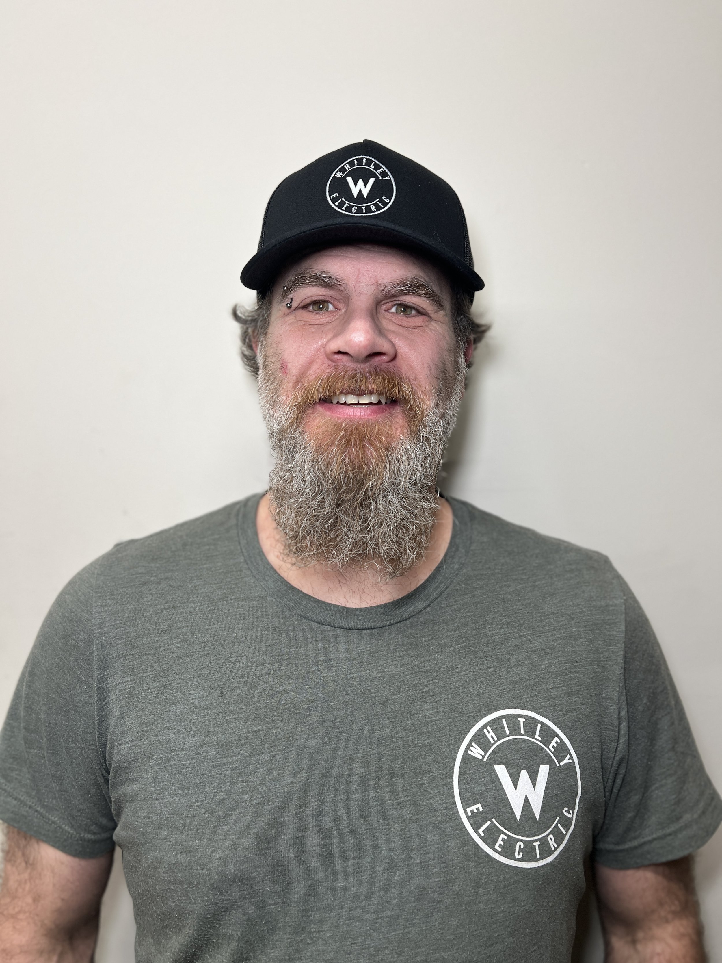 Vancovuer electrician posing for a photo with Whitley Electric