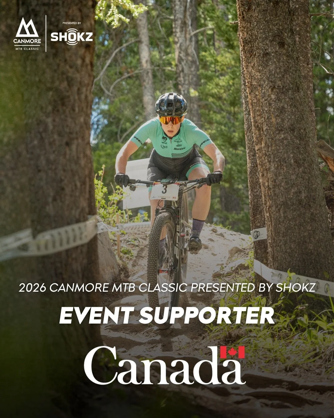 Proud to have the Government of Canada supporting the 2026 Canmore MTB Classic p/b Shokz. 🇨🇦🚵&zwj;♂️

Their support helps fuel a world-class event that brings riders, fans, and communities together! From challenging trails to unforgettable moments