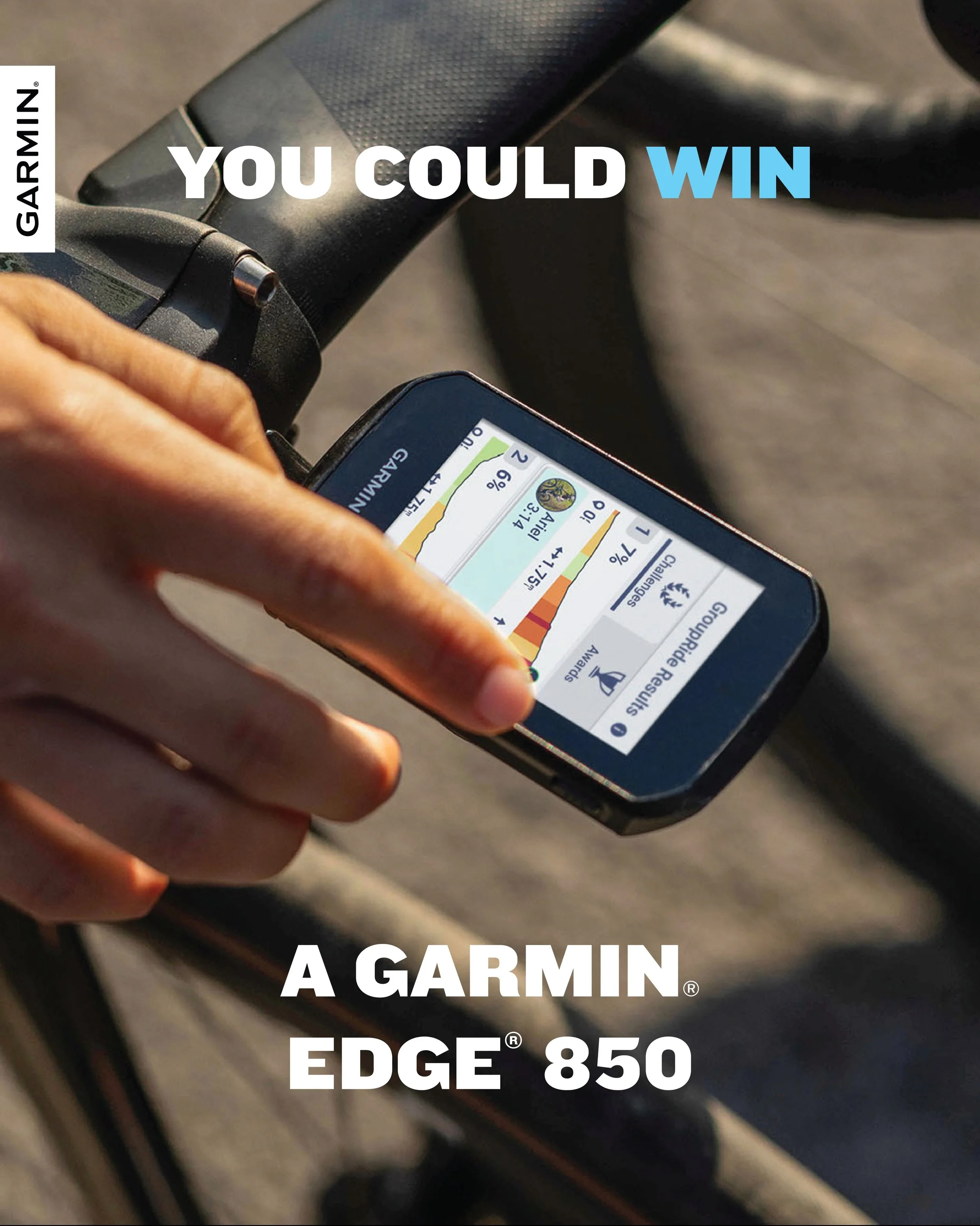 ENTER to WIN a Garmin Edge&reg; 850!
 
We&rsquo;ve teamed up with @garmincanada to give one lucky winner a brand new Garmin Edge&reg; 850! Whether you&rsquo;re training, exploring new routes, or chasing PRs, the Garmin Edge&reg; 850  is the ultimate 