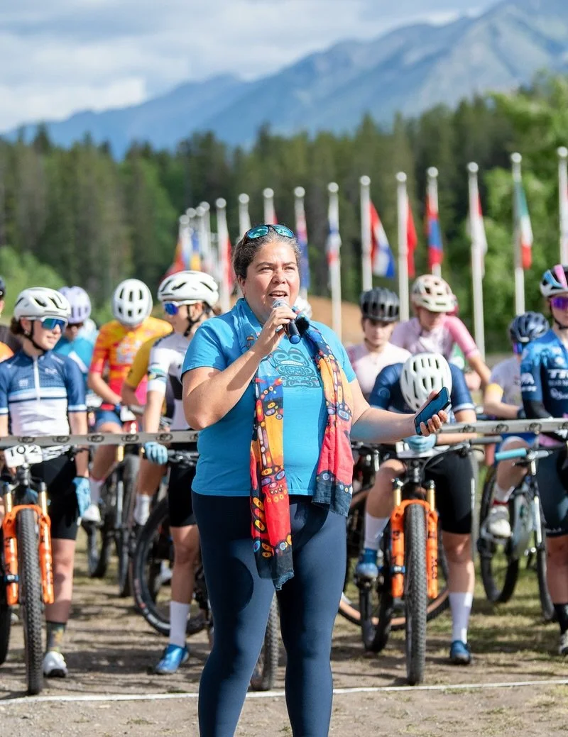 As we get ready to ride and race in these mountains, we recognize that this event will take place on the traditional territories of the Stoney Nakoda Nations, including the Bearspaw, Chiniki, and Wesley First Nations, as well as the Tsuut&rsquo;ina N