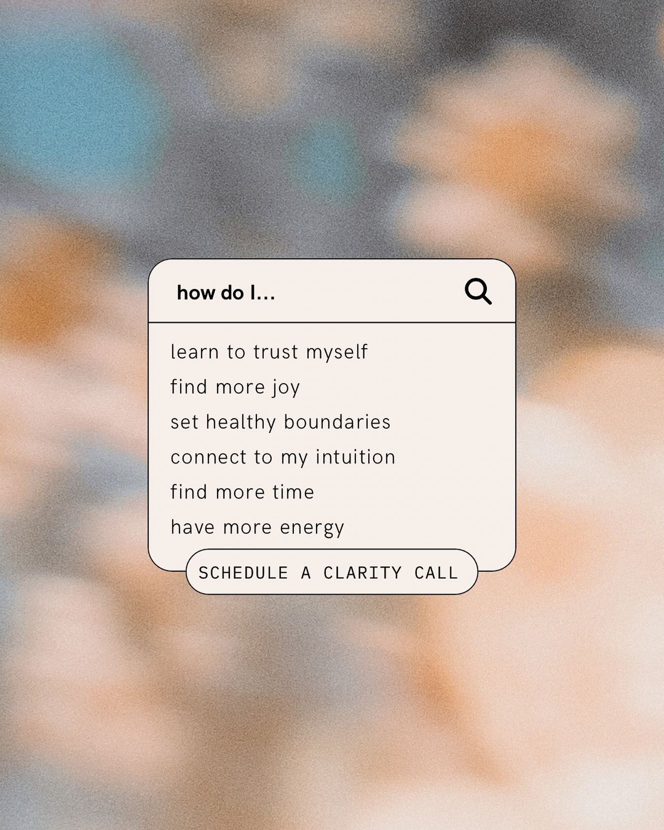What exactly is a Clarity Call and why would you want to book one.

I have been offering free clarity calls and just realized many of you probably have no idea what that even means.

Every single one of my current and past clients started with a free
