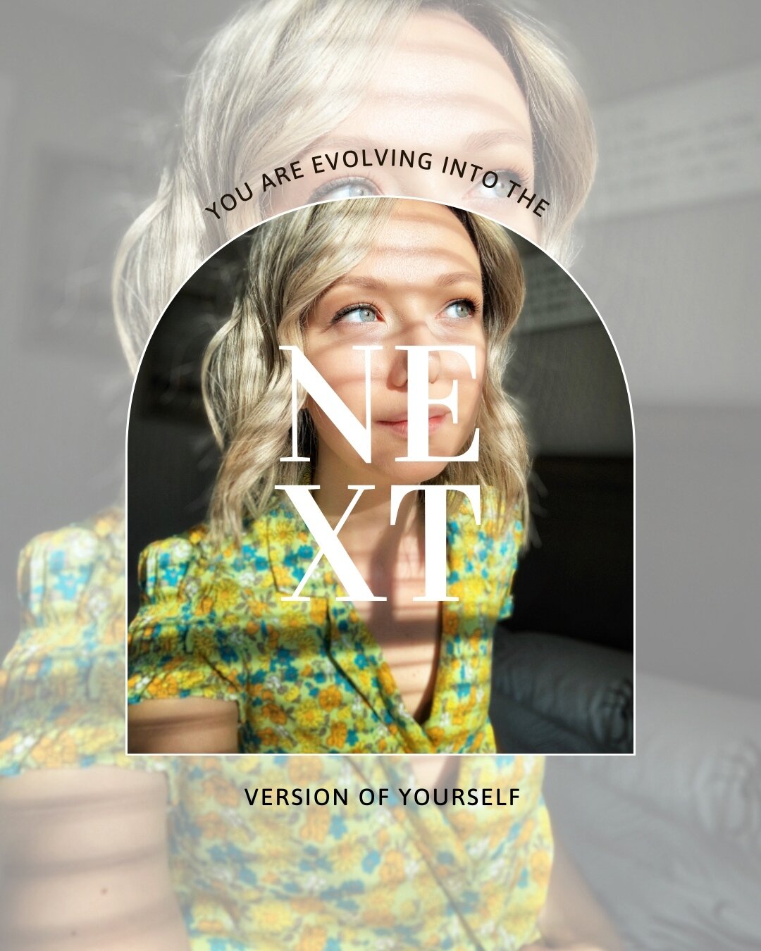 You&rsquo;re evolving into the next version of yourself.

You&rsquo;re never going to be who you are today ever again.

What&rsquo;s the rush, sweetheart?

Slow down and enjoy this moment.