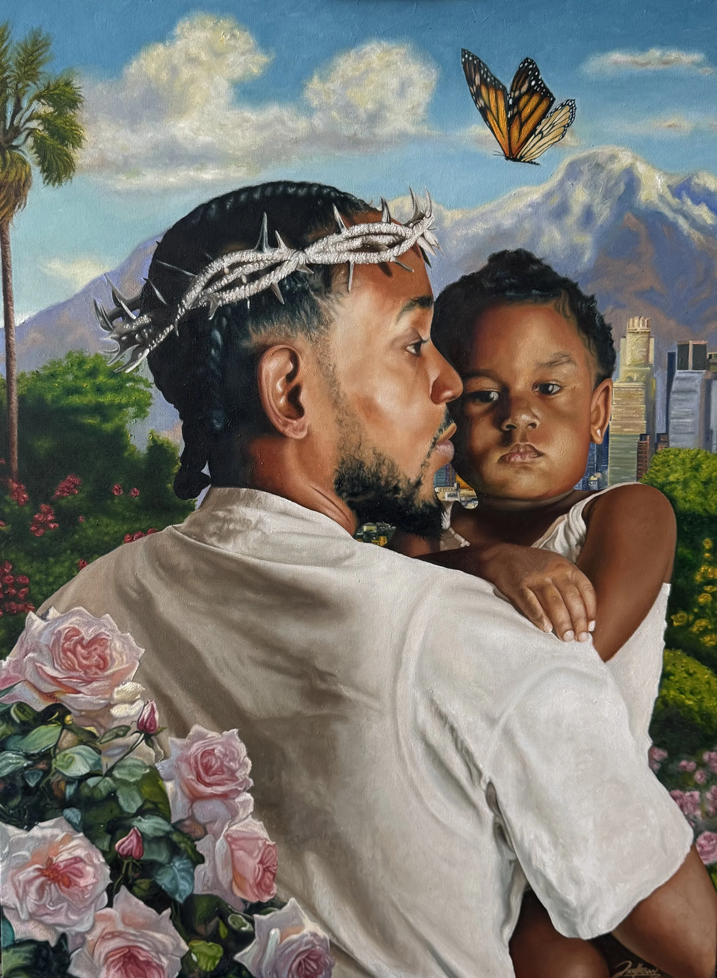 man at the garden