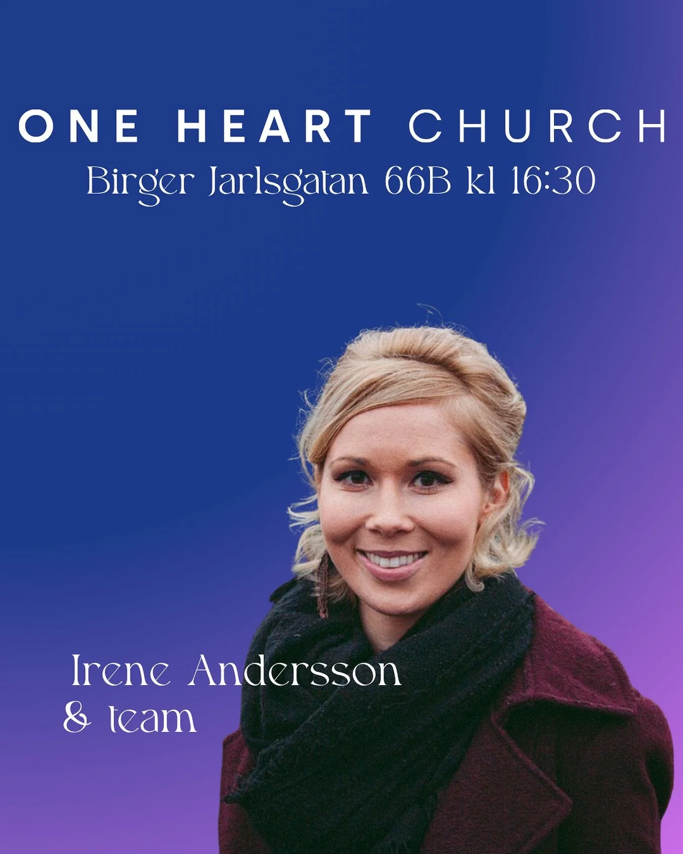 ✨ S&Ouml;NDAGSGUDSTJ&Auml;NST ✨
Den h&auml;r s&ouml;ndagen f&aring;r vi bes&ouml;k av Irene Andersson med team som leder oss i lovs&aring;ng - och v&aring;r egen Lucas Logg kommer predika! 💛
Vi tror att det blir en stark dag i Guds n&auml;rvaro. Kom