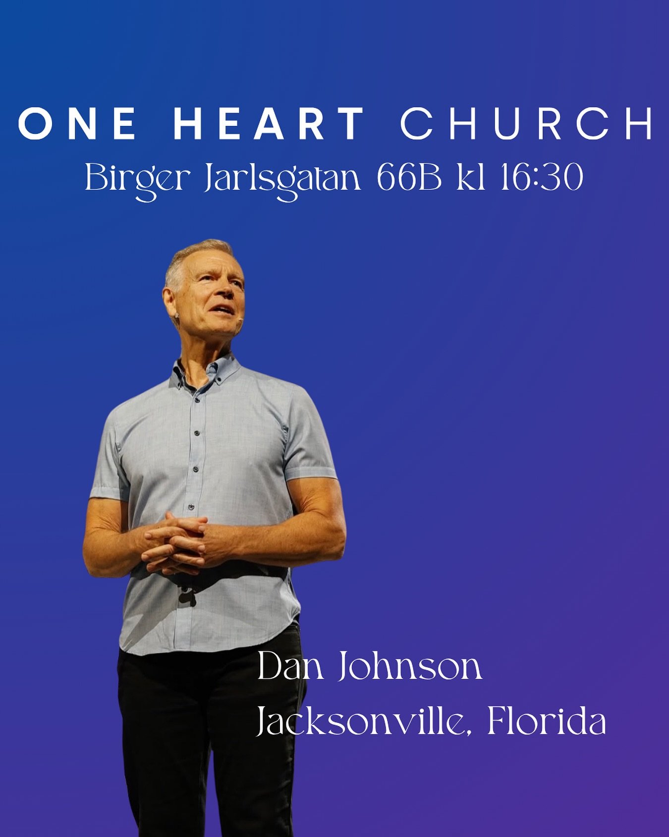 Efter en fantastisk vecka p&aring; Jesus Camp f&aring;r vi nu bes&ouml;k av Dan Johnson fr&aring;n Florida, som kommer predika hos oss! Vi tror Gud vill forts&auml;tta det som Han har p&aring;b&ouml;rjat - kom med f&ouml;rv&auml;ntan, &ouml;ppet hj&a