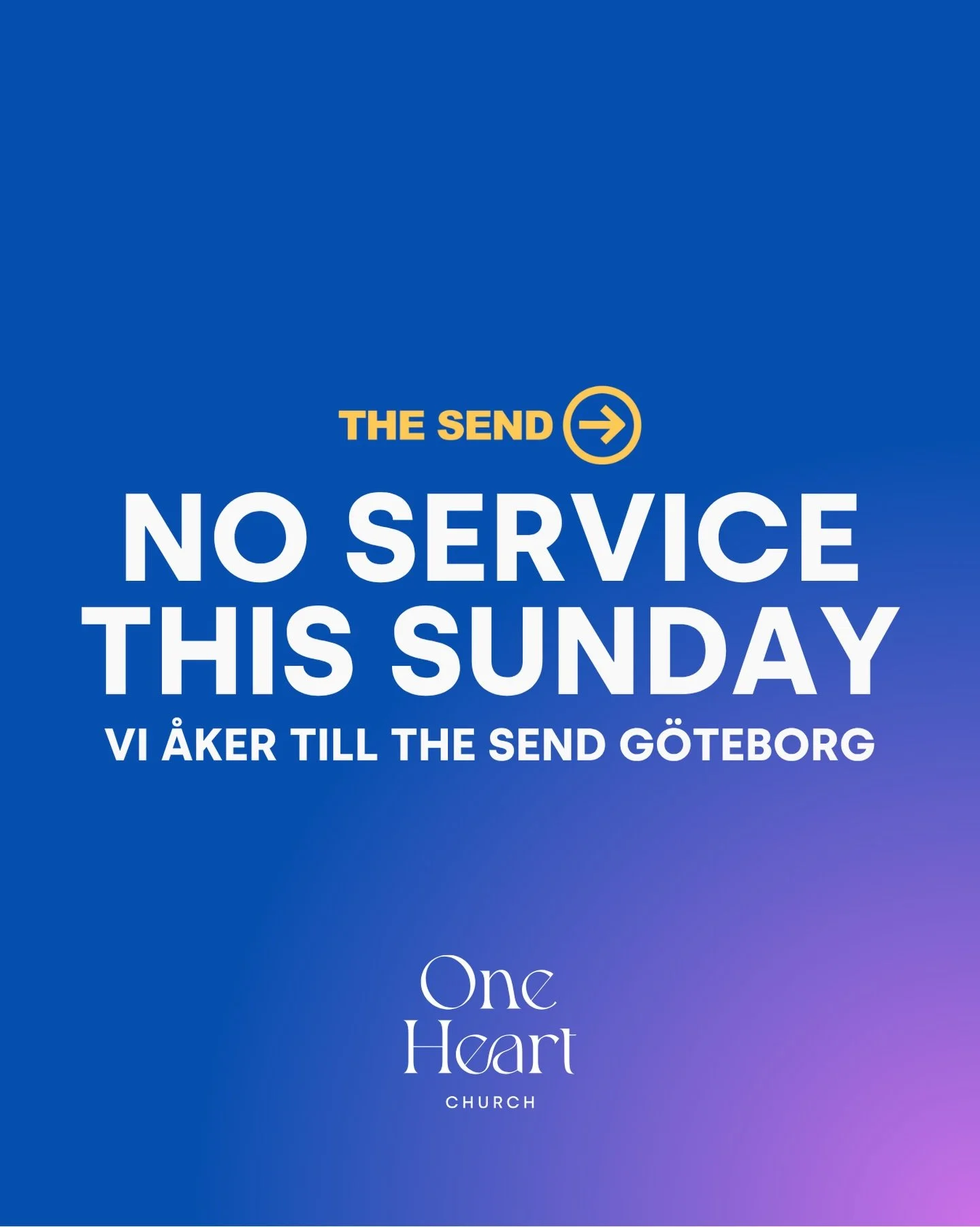 🔥 Nu &auml;r det bara ett par dagar kvar till THE SEND G&Ouml;TEBORG! P&aring; l&ouml;rdag &aring;ker vi som kyrka ner till Partille Arena f&ouml;r att st&aring; tillsammans med tusentals andra och s&auml;ga JA till Jesus, Hans kallelse och Hans mis