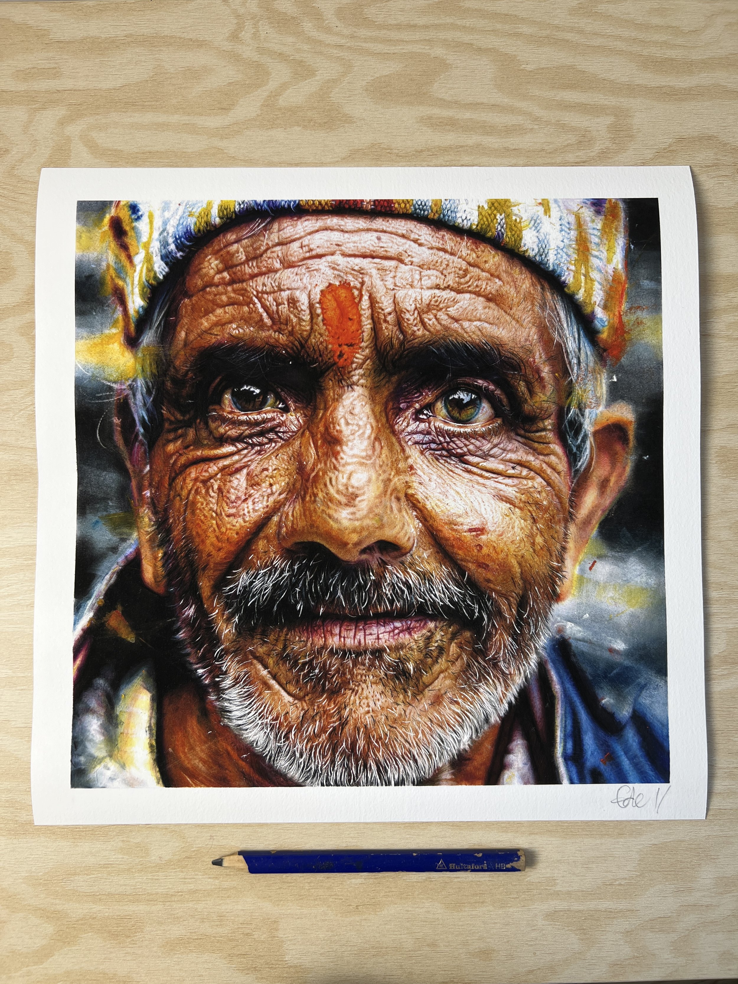 "Man from Dharamshala" 2025 || Fine Art Print || (48 hours only)