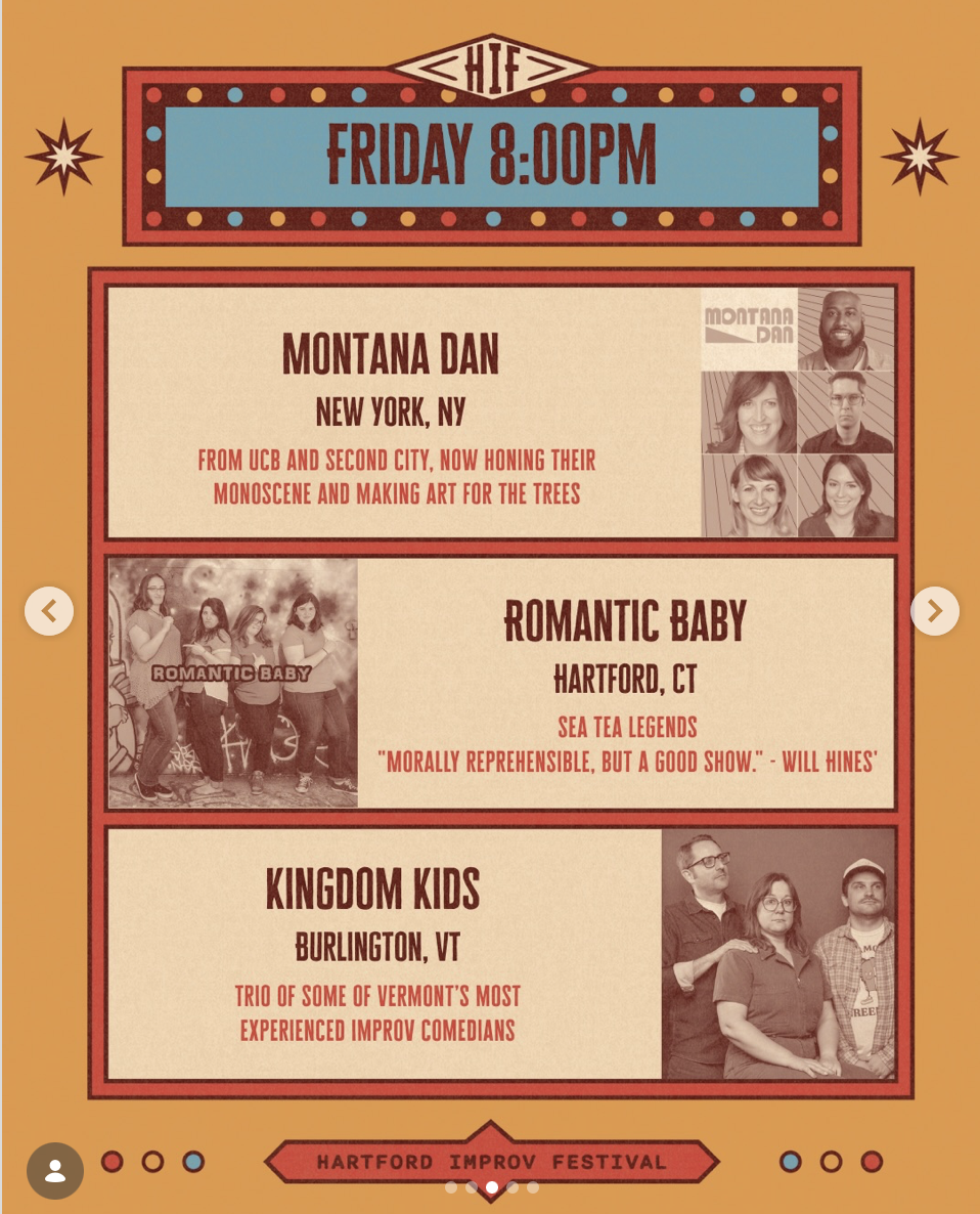 Show: Romantic Baby (Guest) @ Hartford Improv Festival