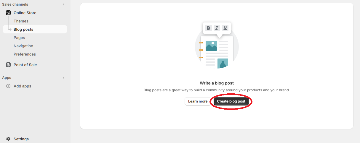 How to Add a Blog in Shopify