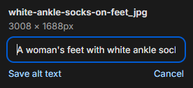 Edit Alt Text in Shopify