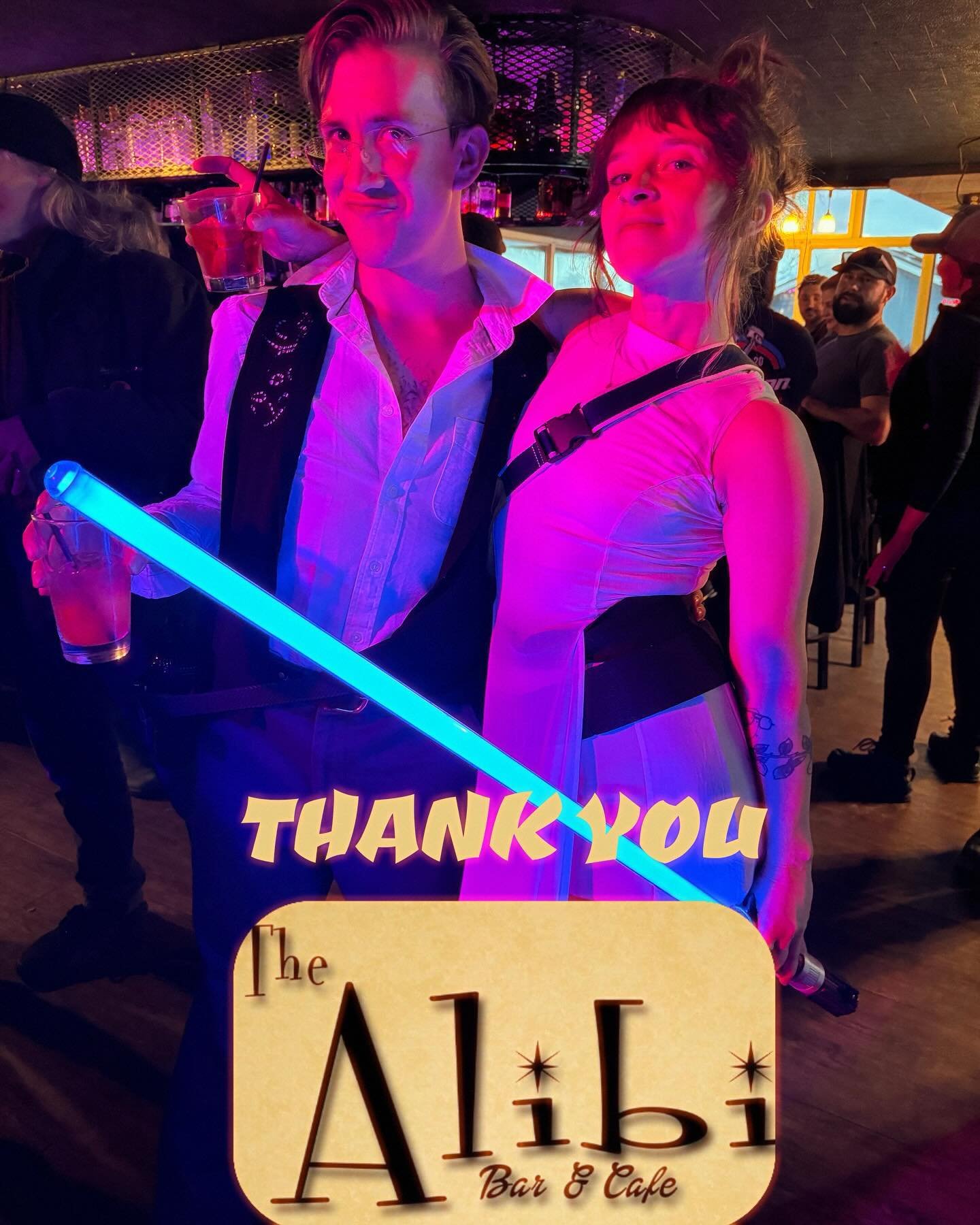 Thank you to @the_alibi_homerak  for hosting our May the Farce be with You fundraiser! We had a really great time. ❤️

#theatre #communitytheatre #pieronetheatre #karaoke #showtunes #musicaltheatre
