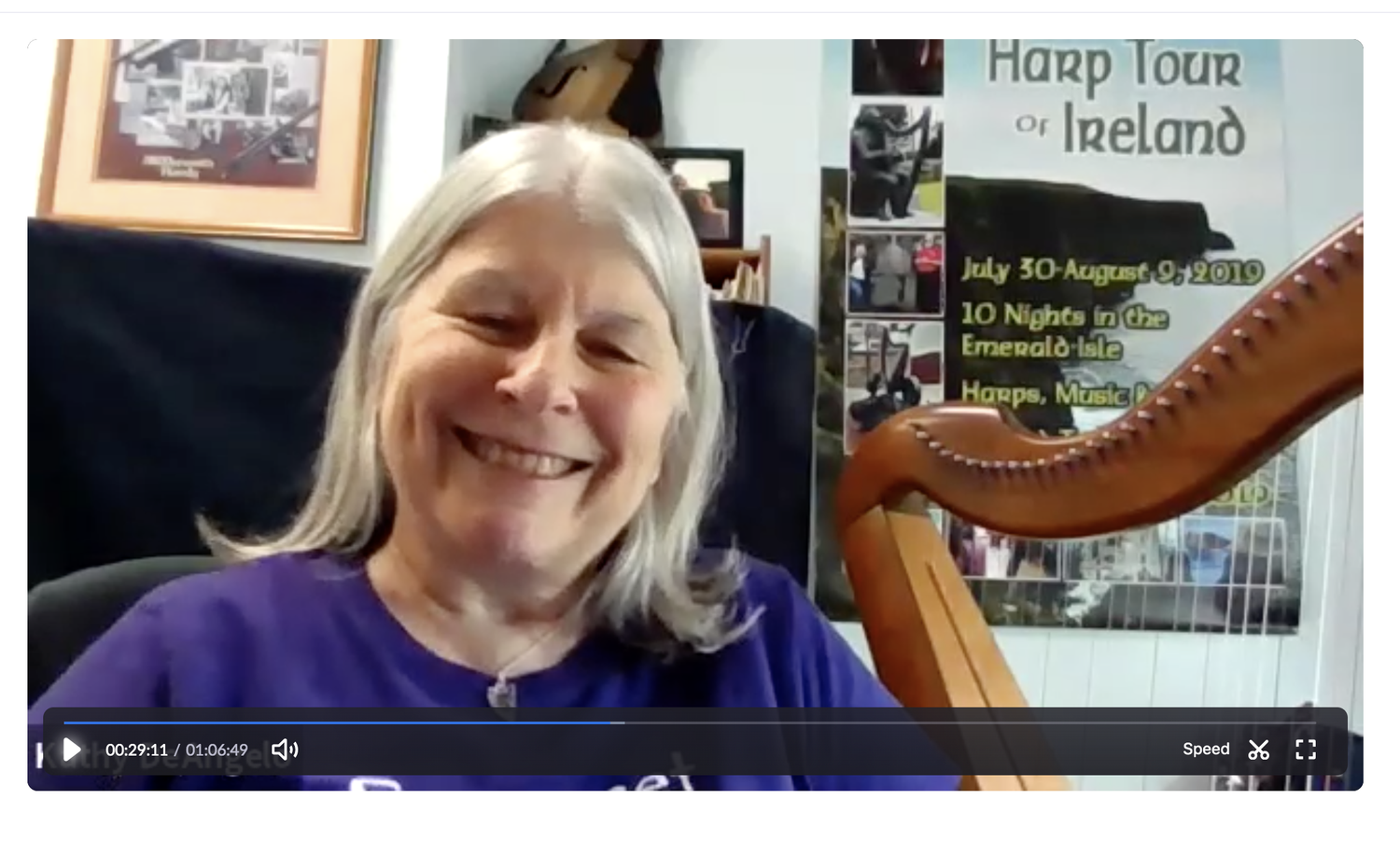 Kathy DeAngelo and The Somerset Folk Harp Festival’s 20th Anniversary episode artwork