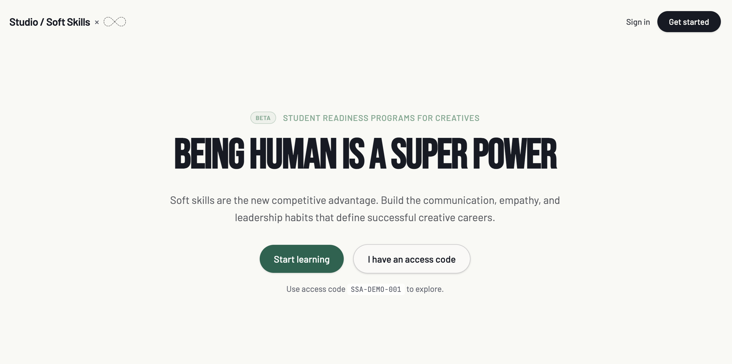 Coming Soon: Studio / Soft Skills
